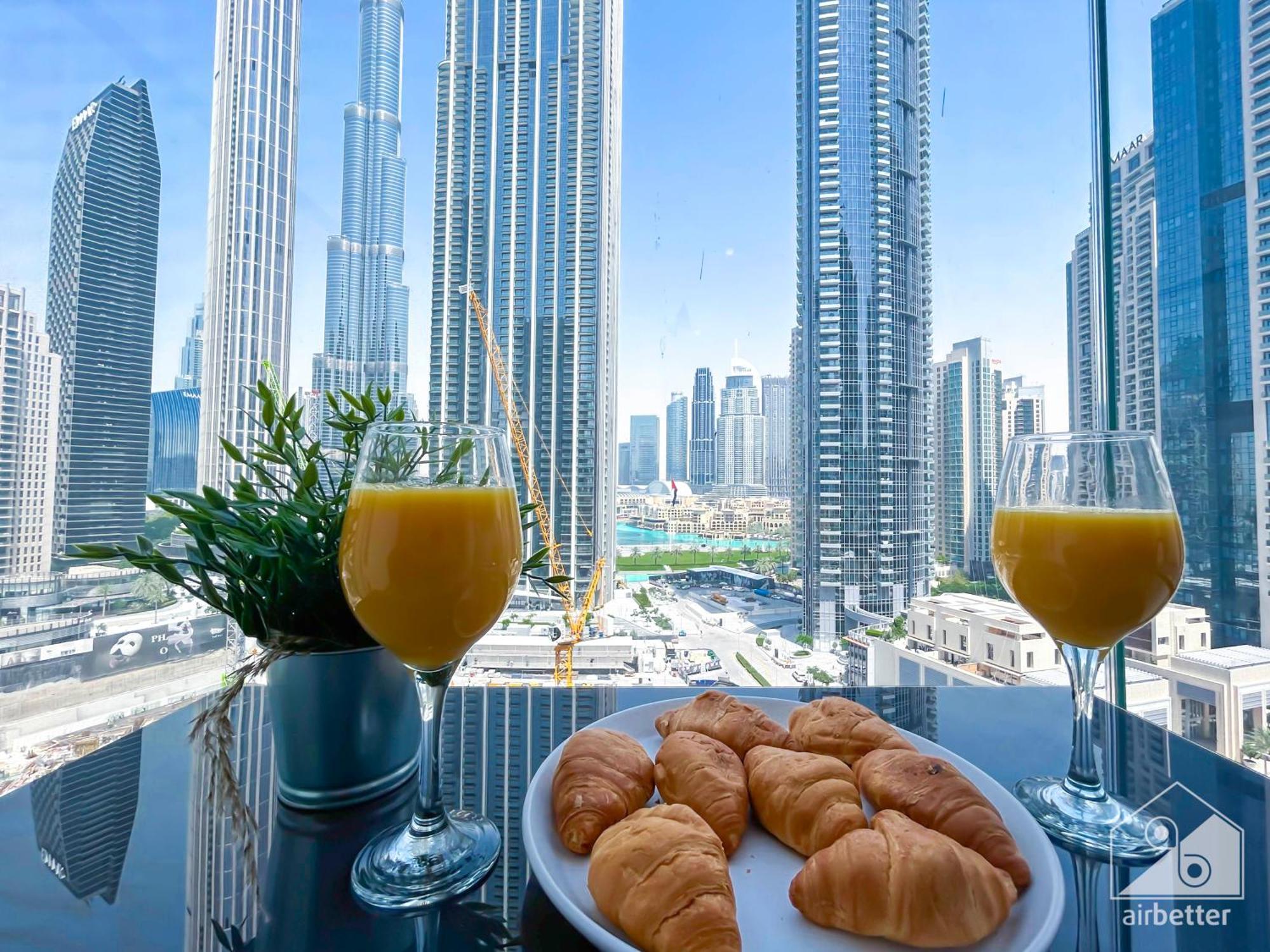 Luxury Burj Crown 4bedroom Balcony & Downtown View *