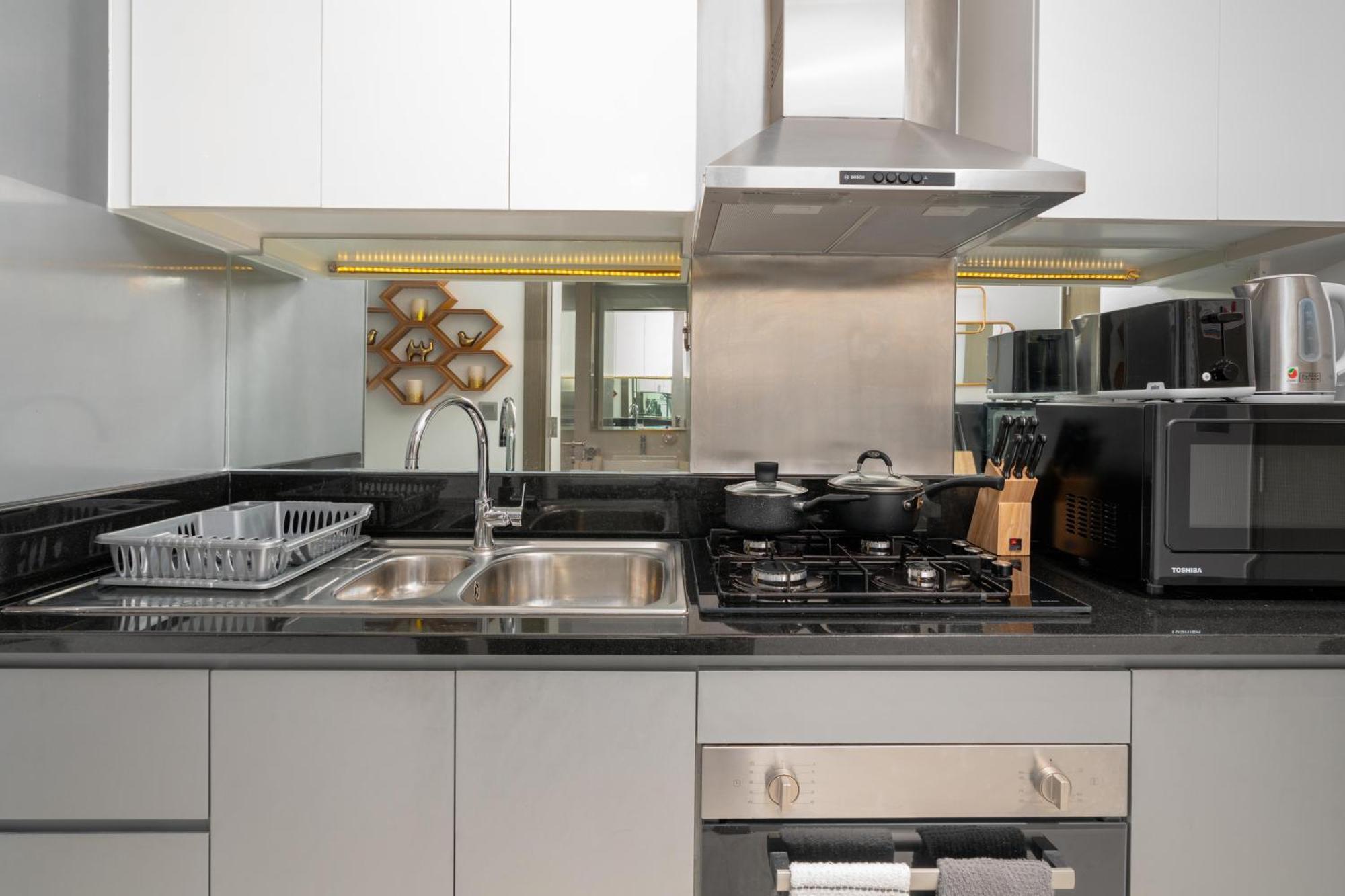 White Sage - Premium Furnished With Large Balcony Apartment