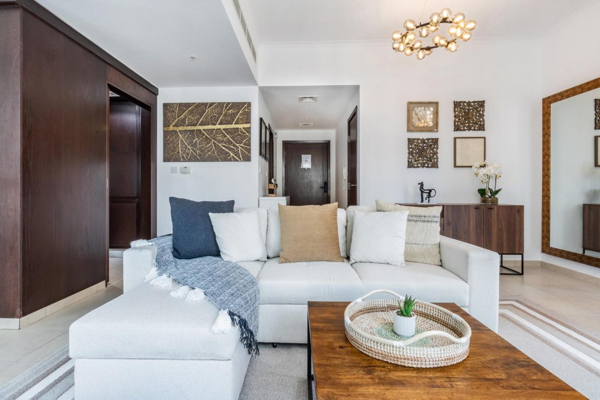 Stunning 1-bedroom With Full Burj Khalifa View - 5-min Walk To Mall Apartamento Dubai