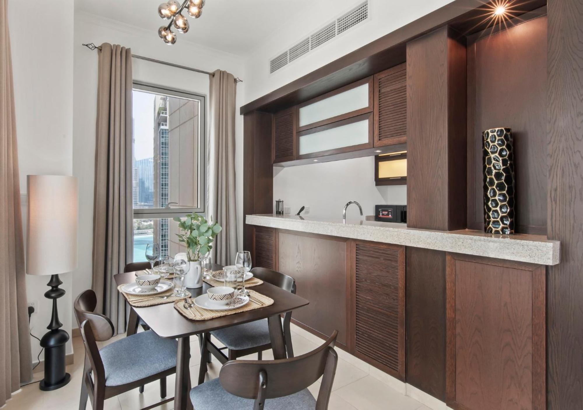 Stunning 1-bedroom With Full Burj Khalifa View - 5-min Walk To Mall Apartamento Dubai