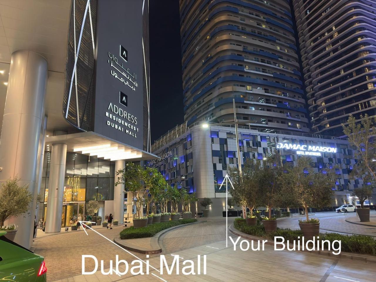 Daire 2 Minute Walk To Mall - 3 Bedroom Burj Khalifa View With Pool And Dubai