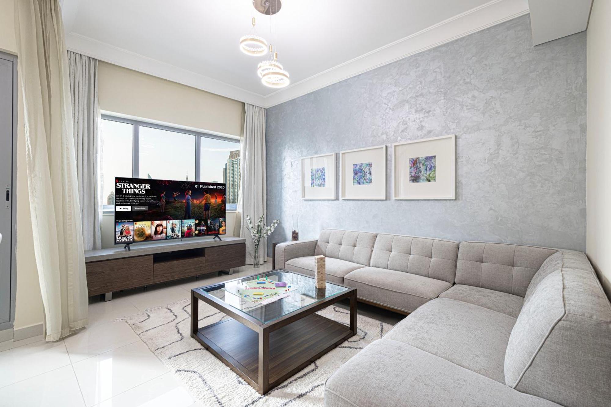 Daire 2 Minute Walk To Mall - 3 Bedroom Burj Khalifa View With Pool And Dubai