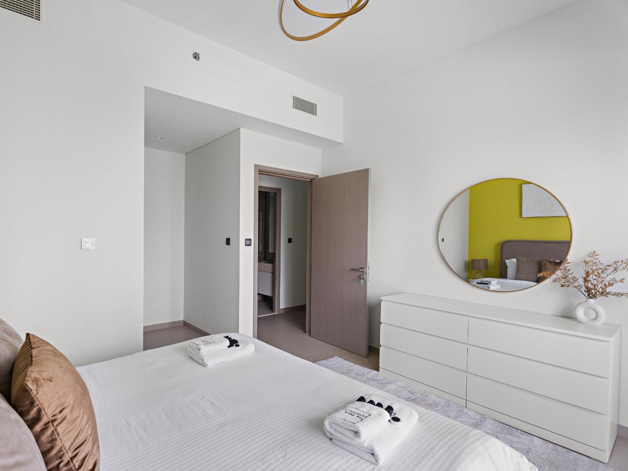 Daire Vibrant 3bdr Plus 1 Guest In Downtown With Burj Khalifa View