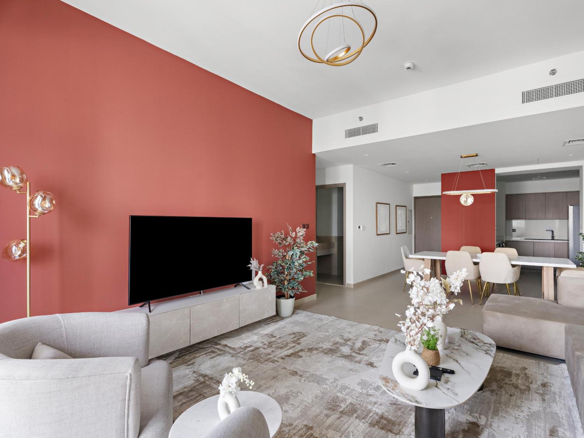 Vibrant 3bdr Plus 1 Guest In Downtown With Burj Khalifa View Daire *