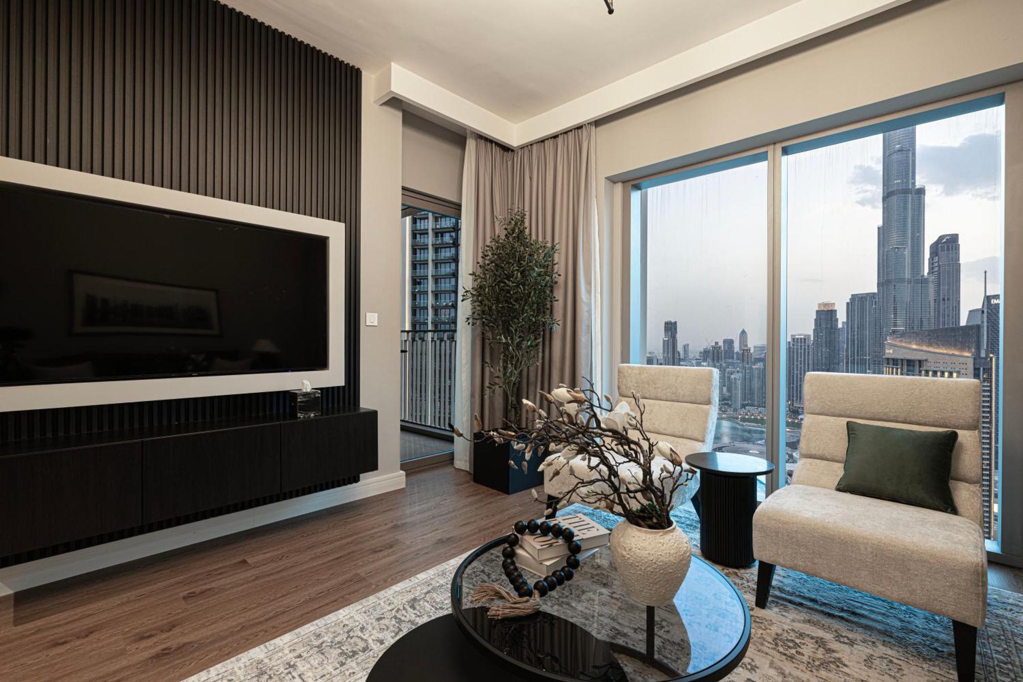 Magnificent - Luxurious 3+ 1 Bedroom With Burj Khalifa View Apartamento Dubai