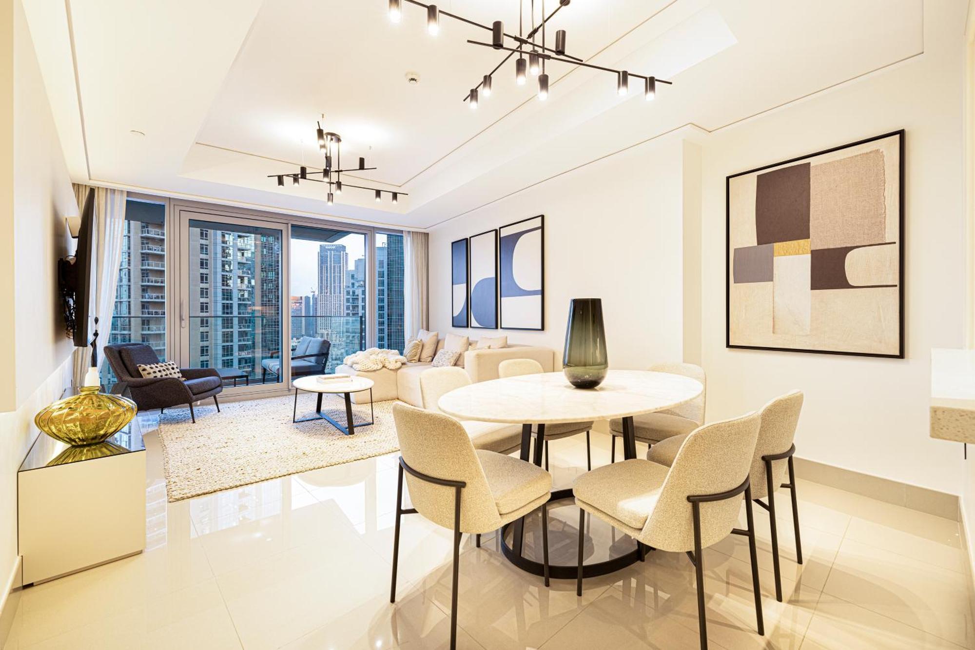 Stunning Burj & Fountain Views Luxury 2 Br
