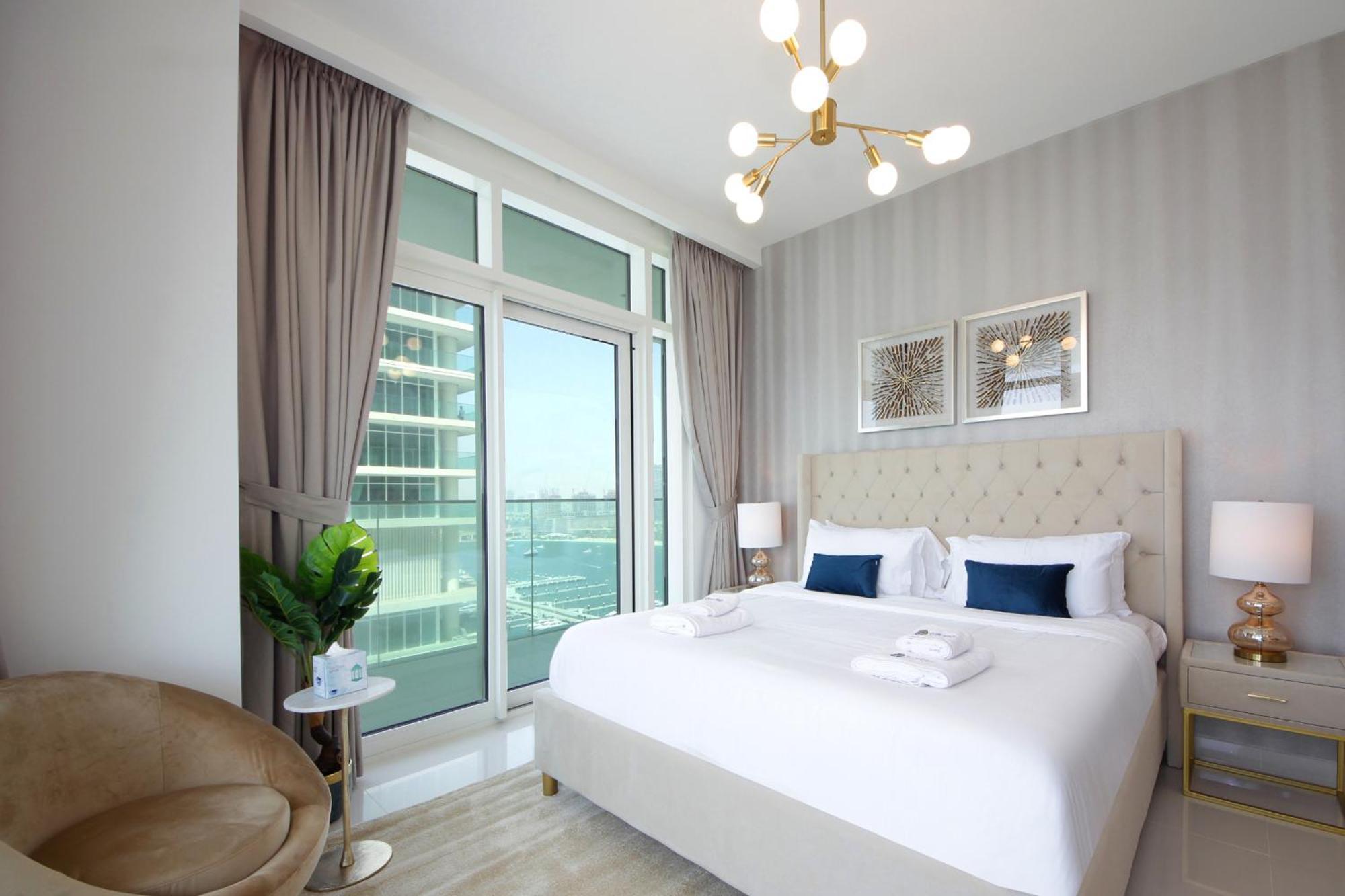 Apartment Incredible Sea View 2bhk - Private Access - Emaar Beachfront *