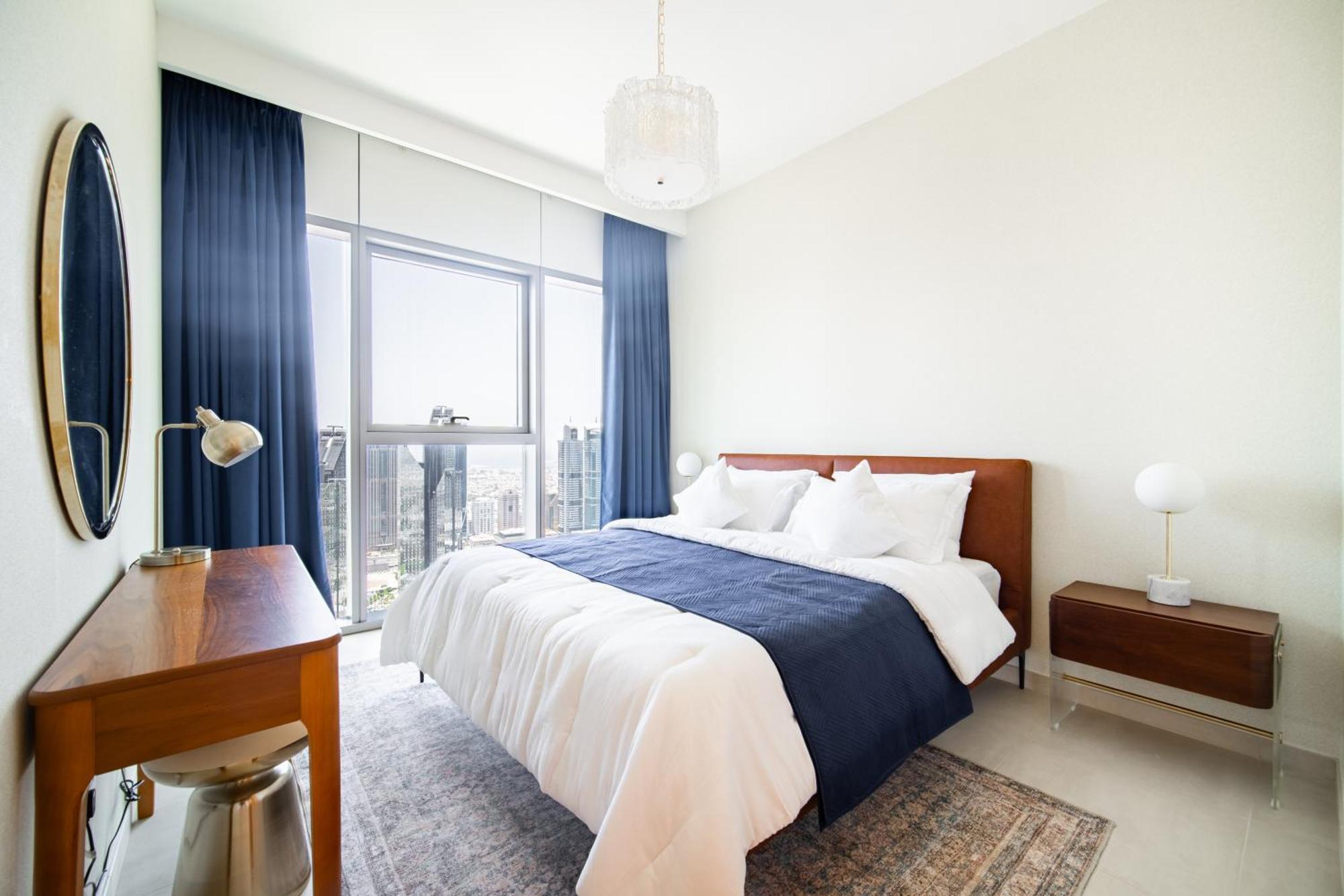 Elegant Escapes - 3b Burj View, Direct Mall Access