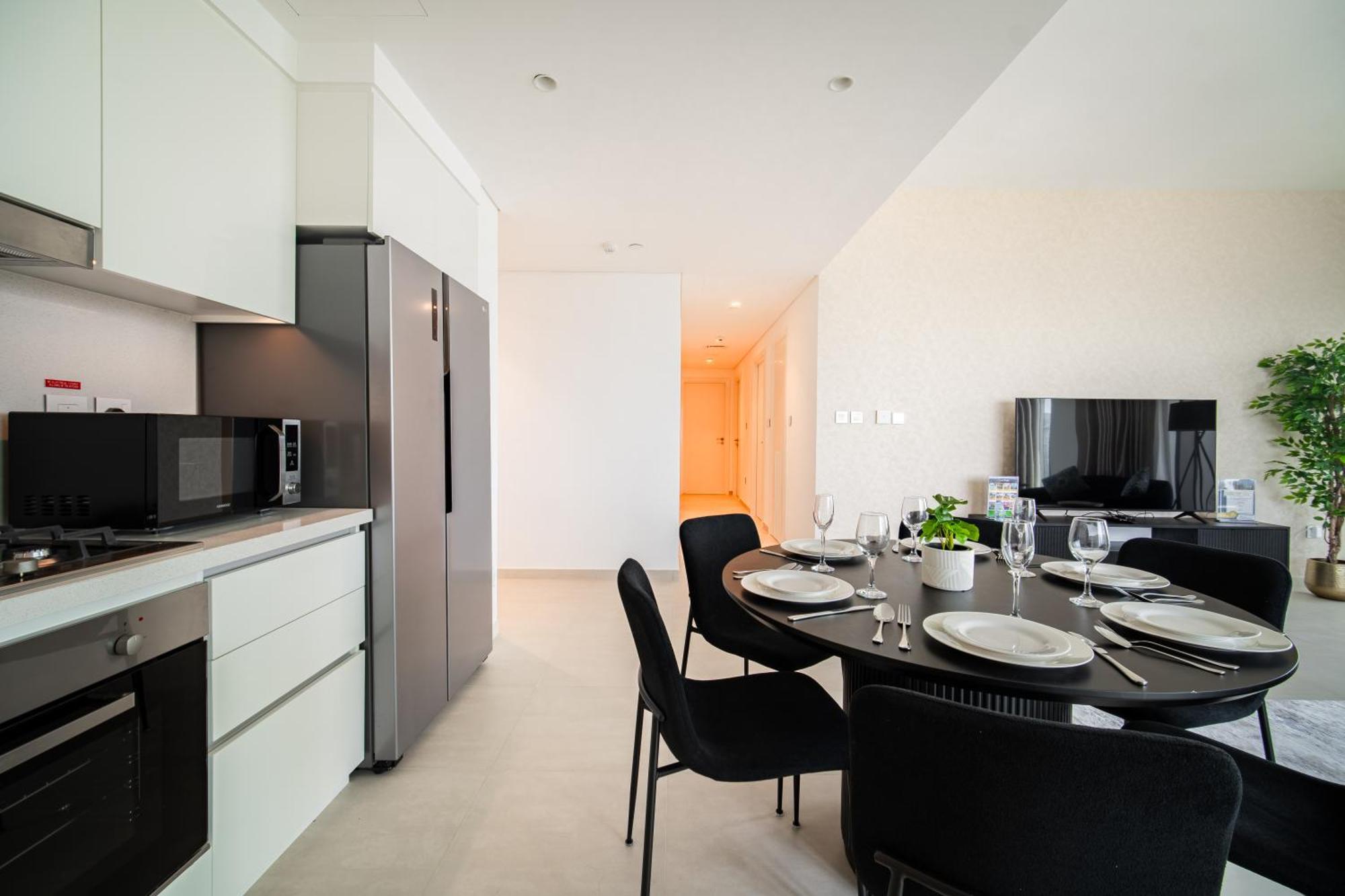 Apartment Elegant Escapes - 3b Burj View, Direct Mall Access Dubai