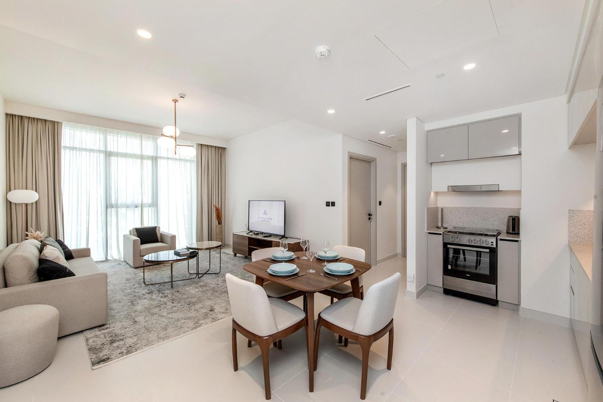 Chic In Marina Vista Emaar Beachfront Apartment *