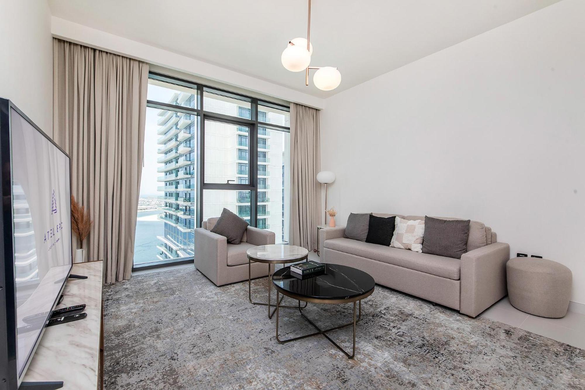 Apartment Chic In Marina Vista Emaar Beachfront *