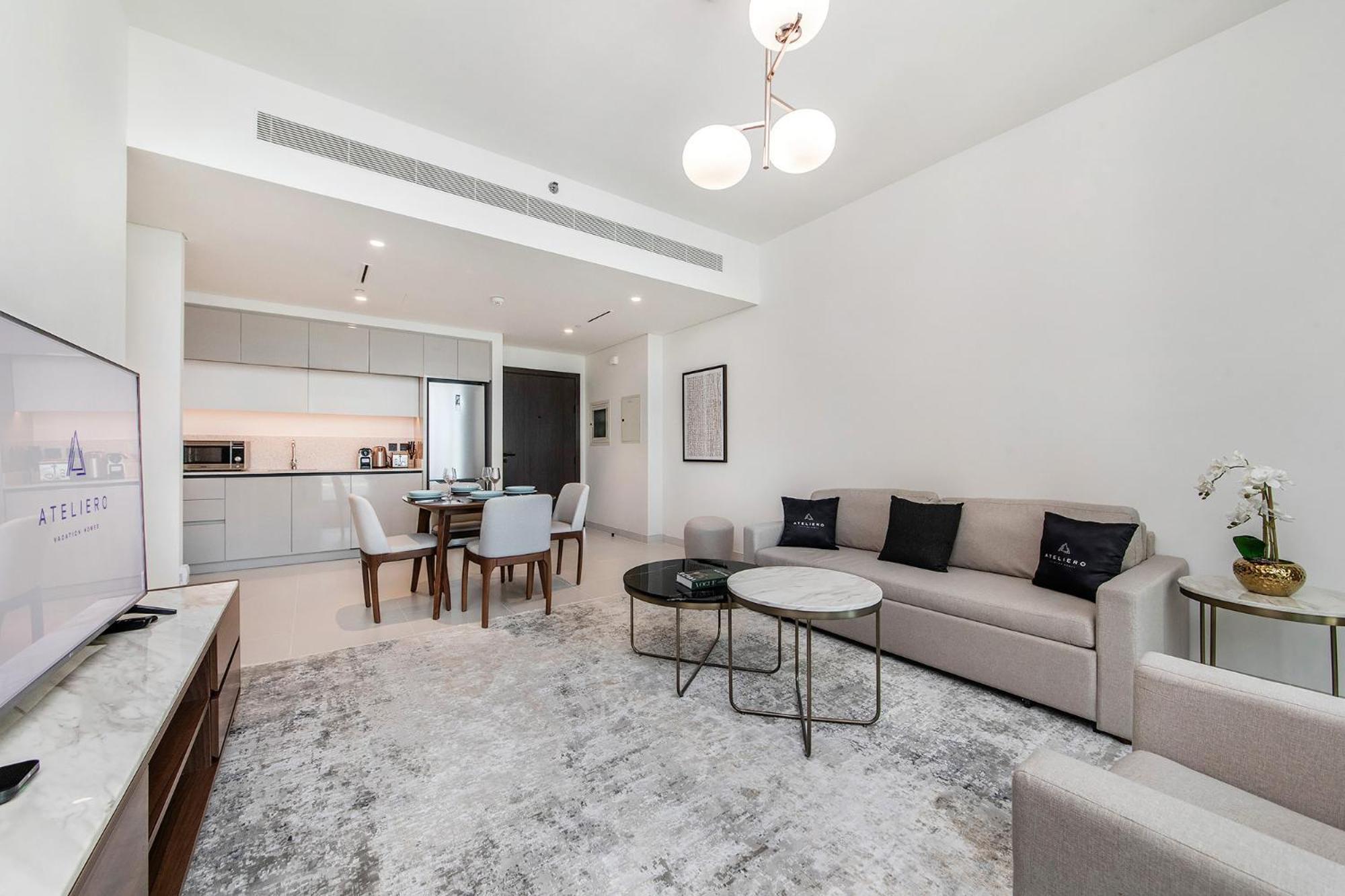 Chic In Marina Vista Emaar Beachfront Apartment