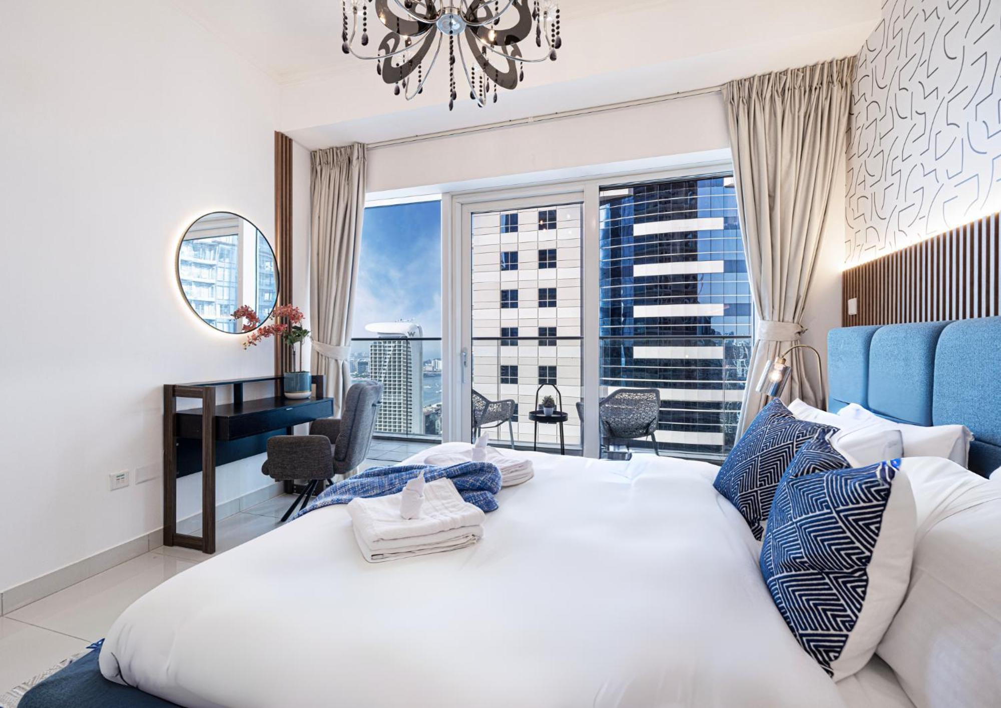 Daire Luxe Sea View High Floor 1 Bedroom In Marina By Maxx Value Homes Dubai