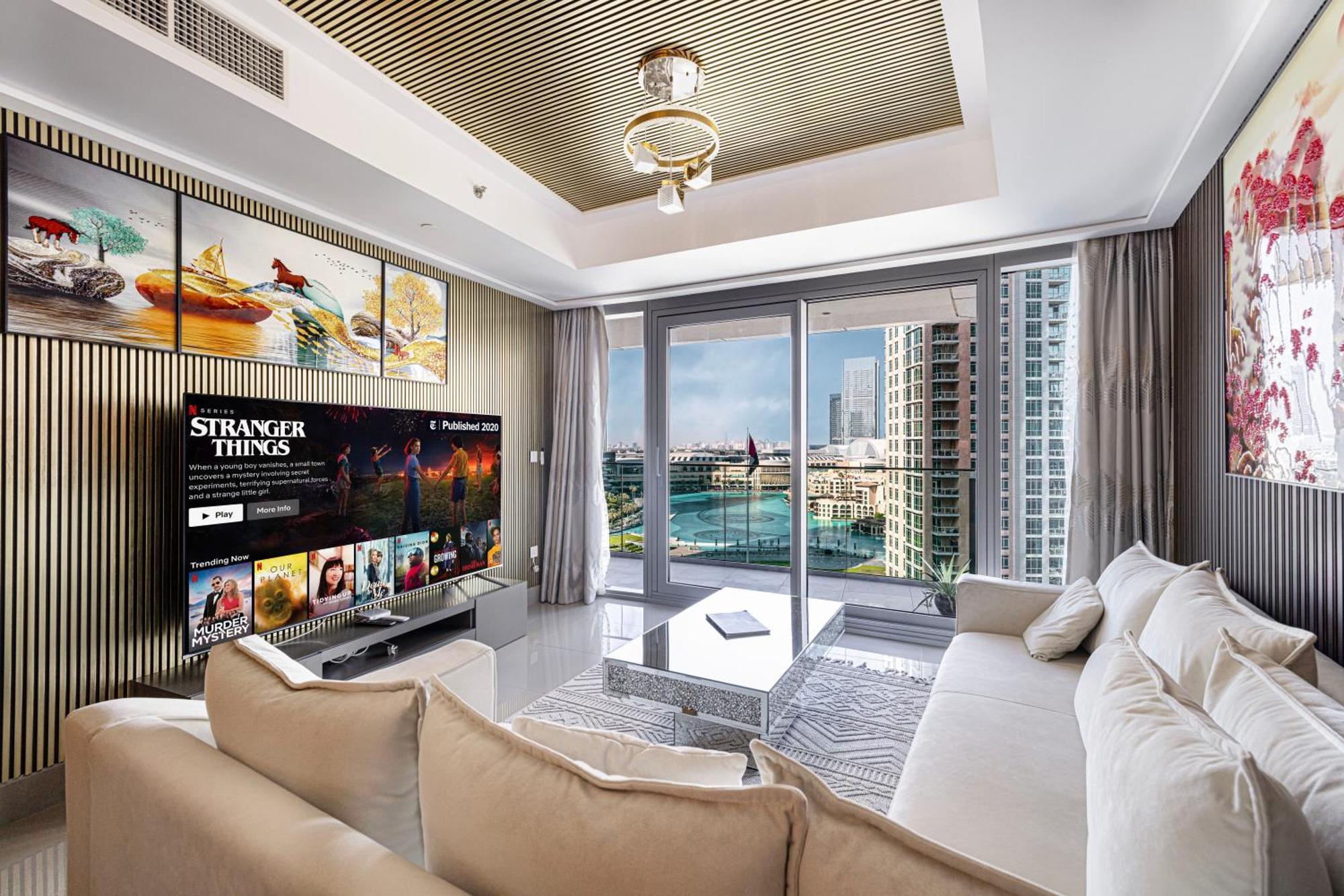 5 Stars Grand Opera Tower Lux 2 Bedroom Downtown Full Burj Khalifa View Apartment Dubai