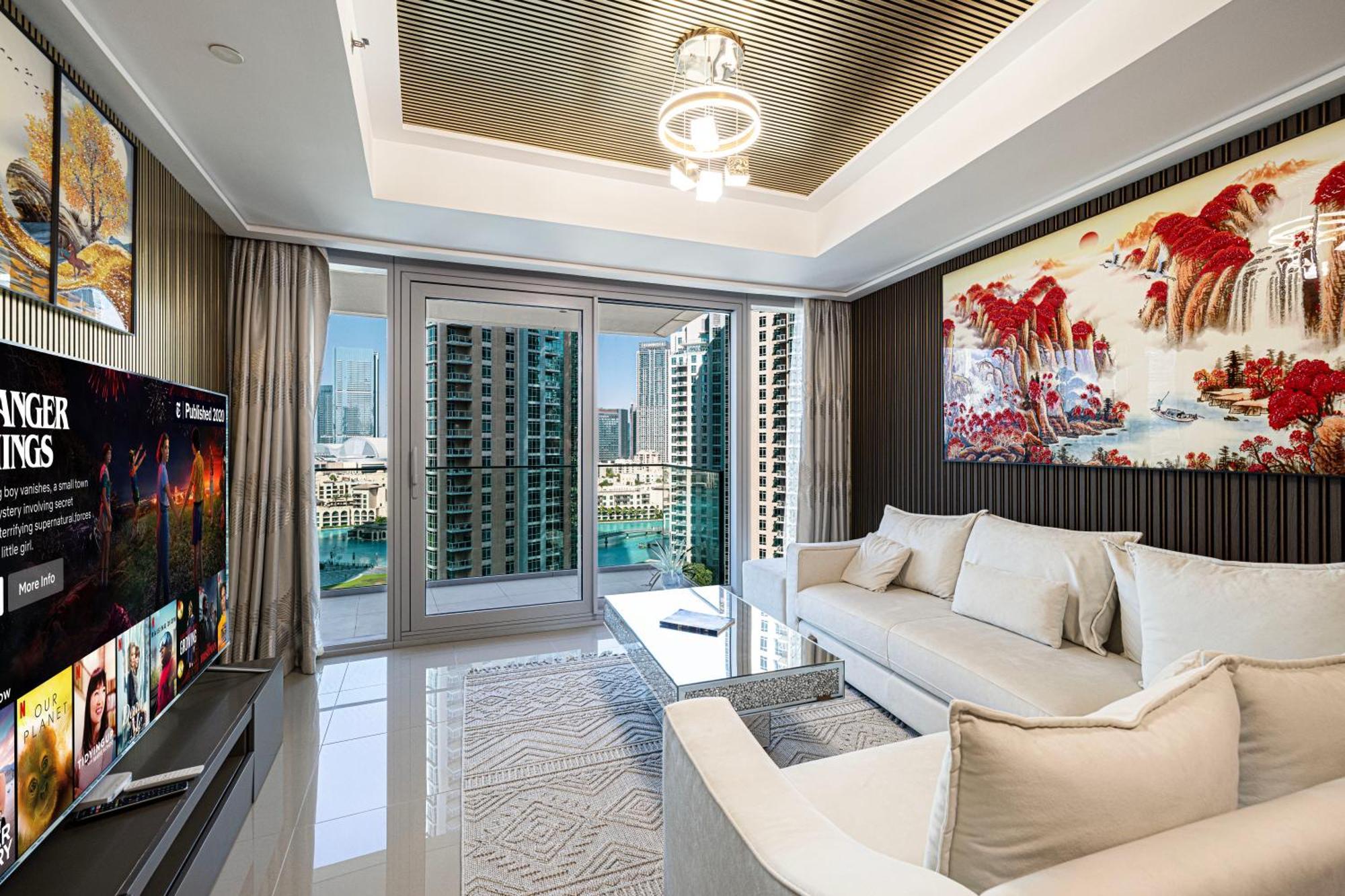 5 Stars Grand Opera Tower Lux 2 Bedroom Downtown Full Burj Khalifa View Apartment *