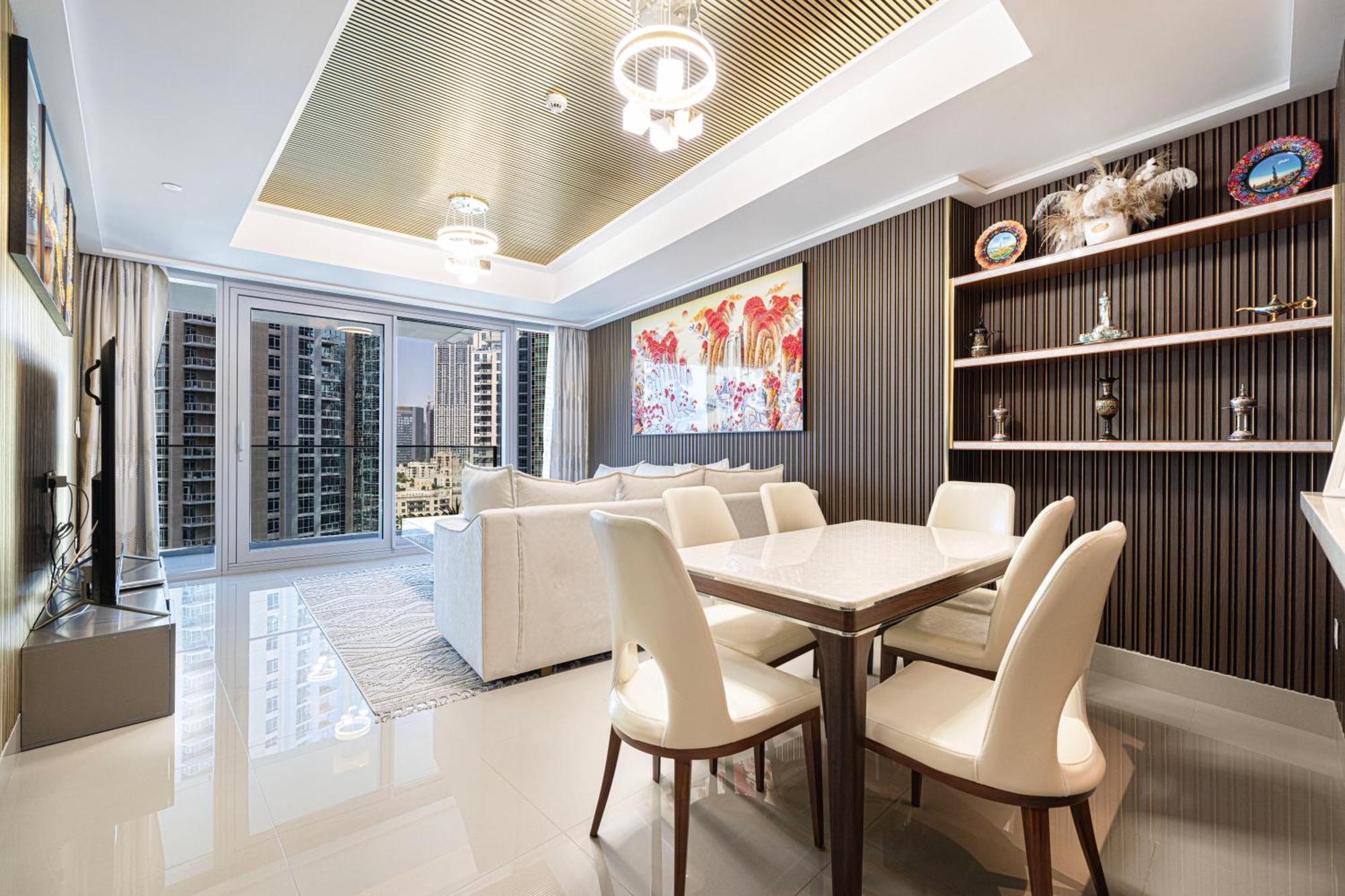5 Stars Grand Opera Tower Lux 2 Bedroom Downtown Full Burj Khalifa View * Dubai