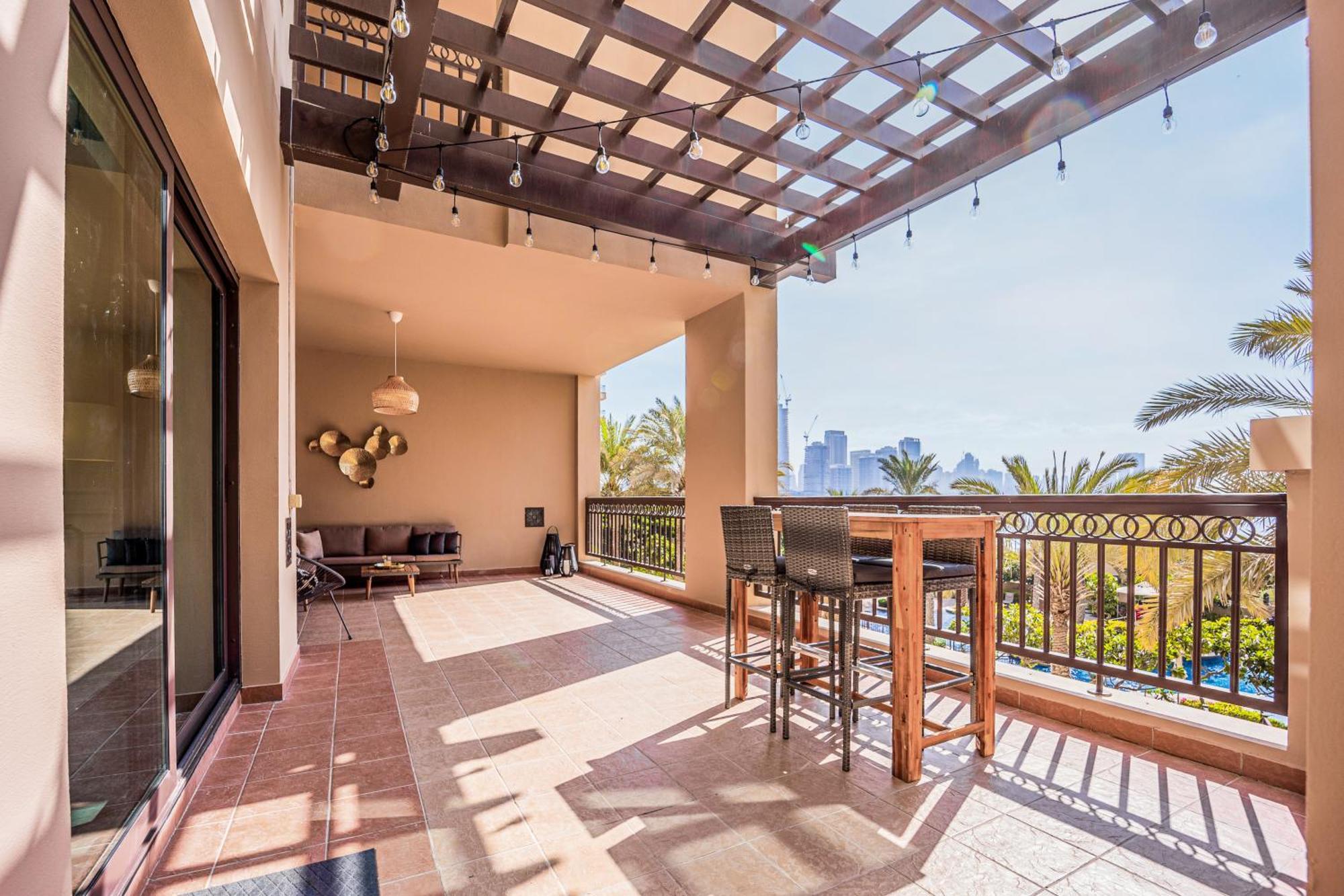 South & North Palm Jumeirah Daire *