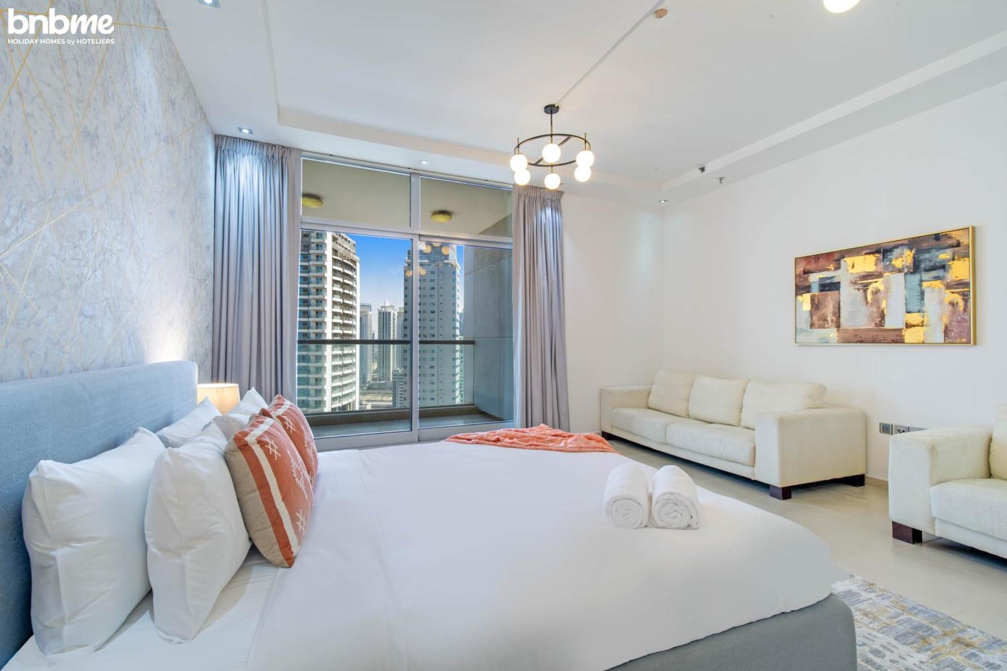 Bnbmehomes - Skyview Tower Apartment Dubai