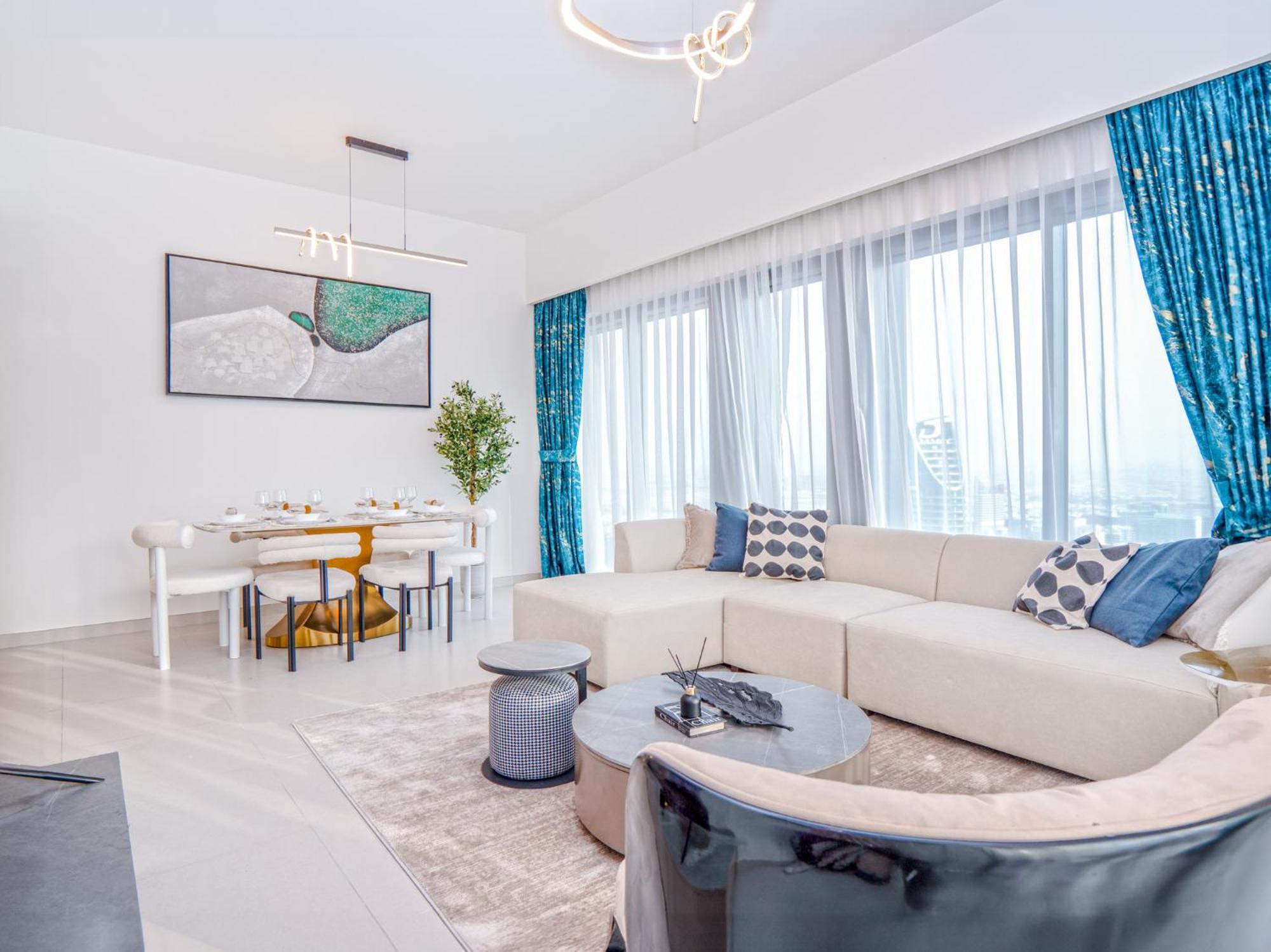 Easygo - 3br & Maid With Full Burj Khalifa And Fountain View Burj Royale Dw