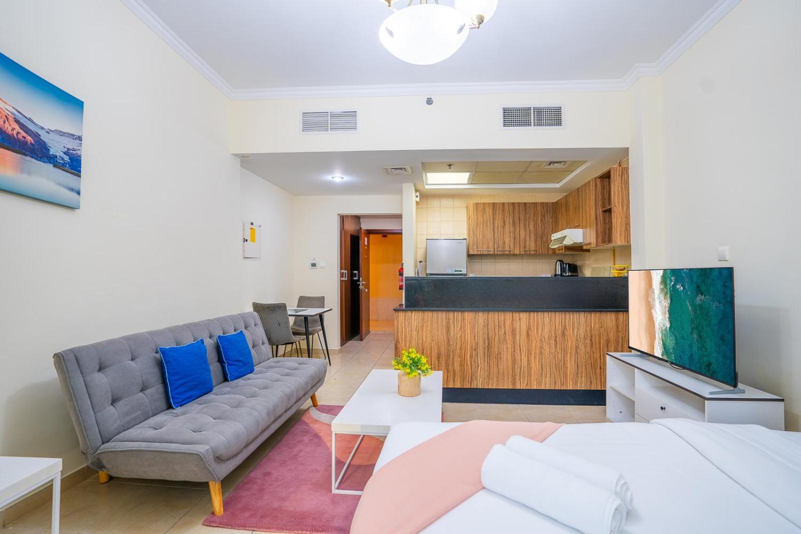 Apartment Rh- Contemporary Studio, Downtown, Near Mall & Burj Khalifa *