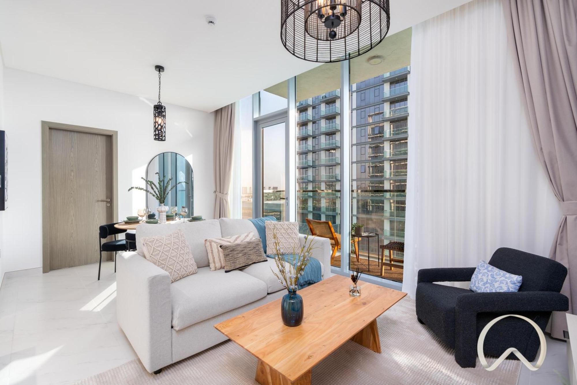 Oraya - Sleek 1br In District One , Direct Lagoon Access * Dubai