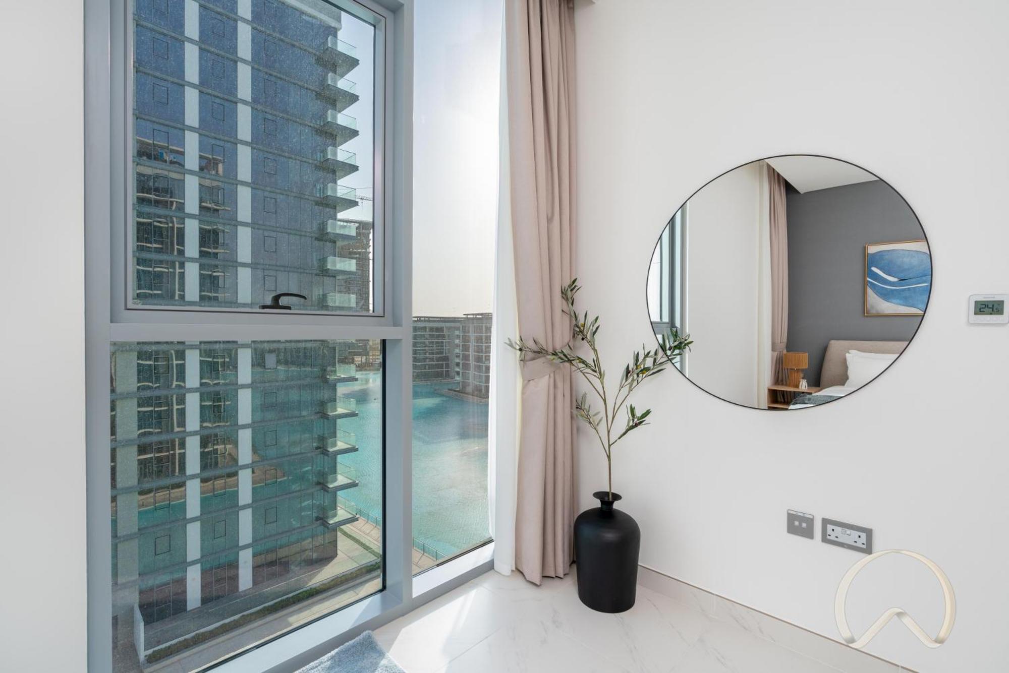 Oraya - Sleek 1br In District One , Direct Lagoon Access * Dubai