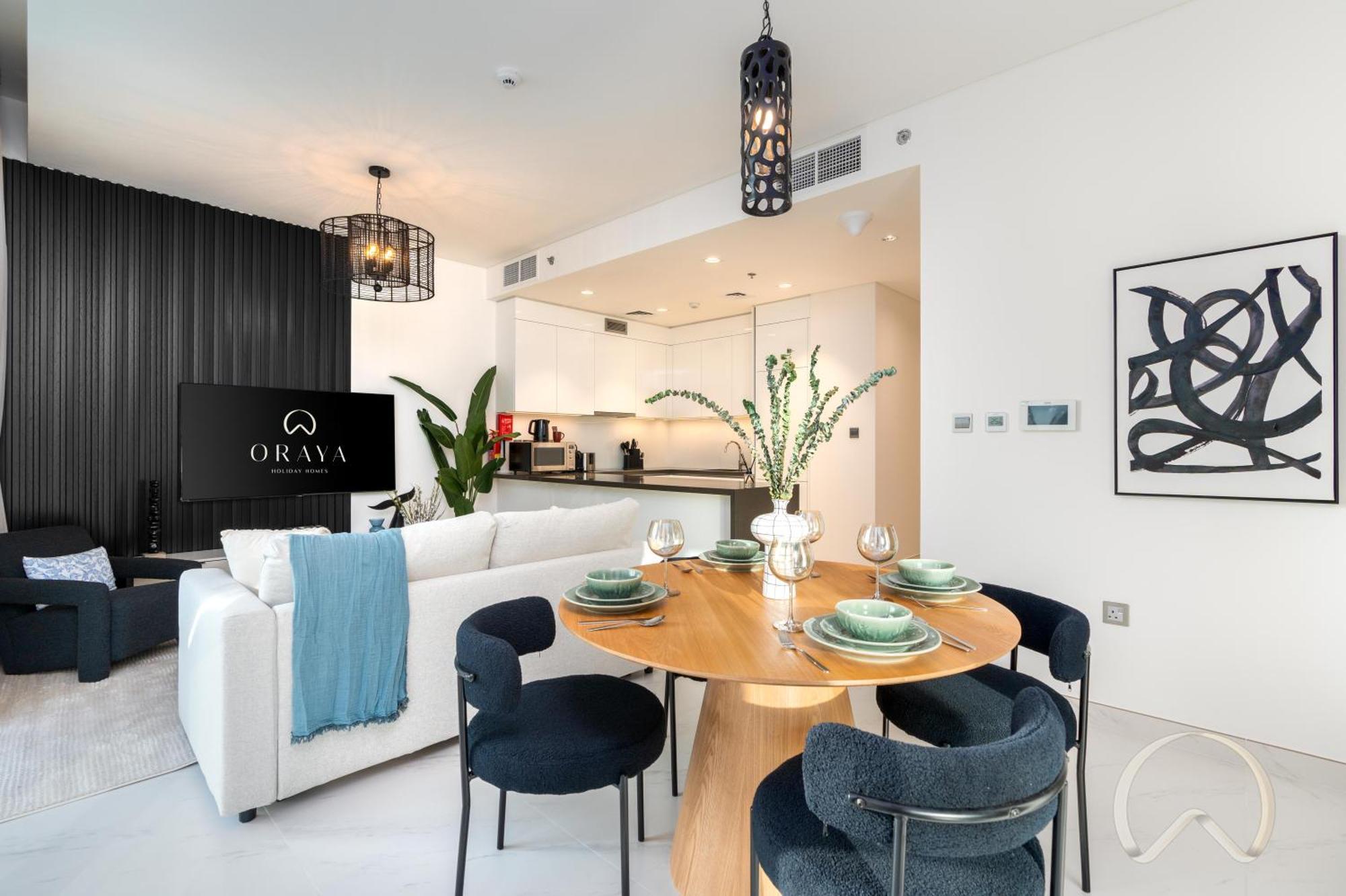 Oraya - Sleek 1br In District One , Direct Lagoon Access