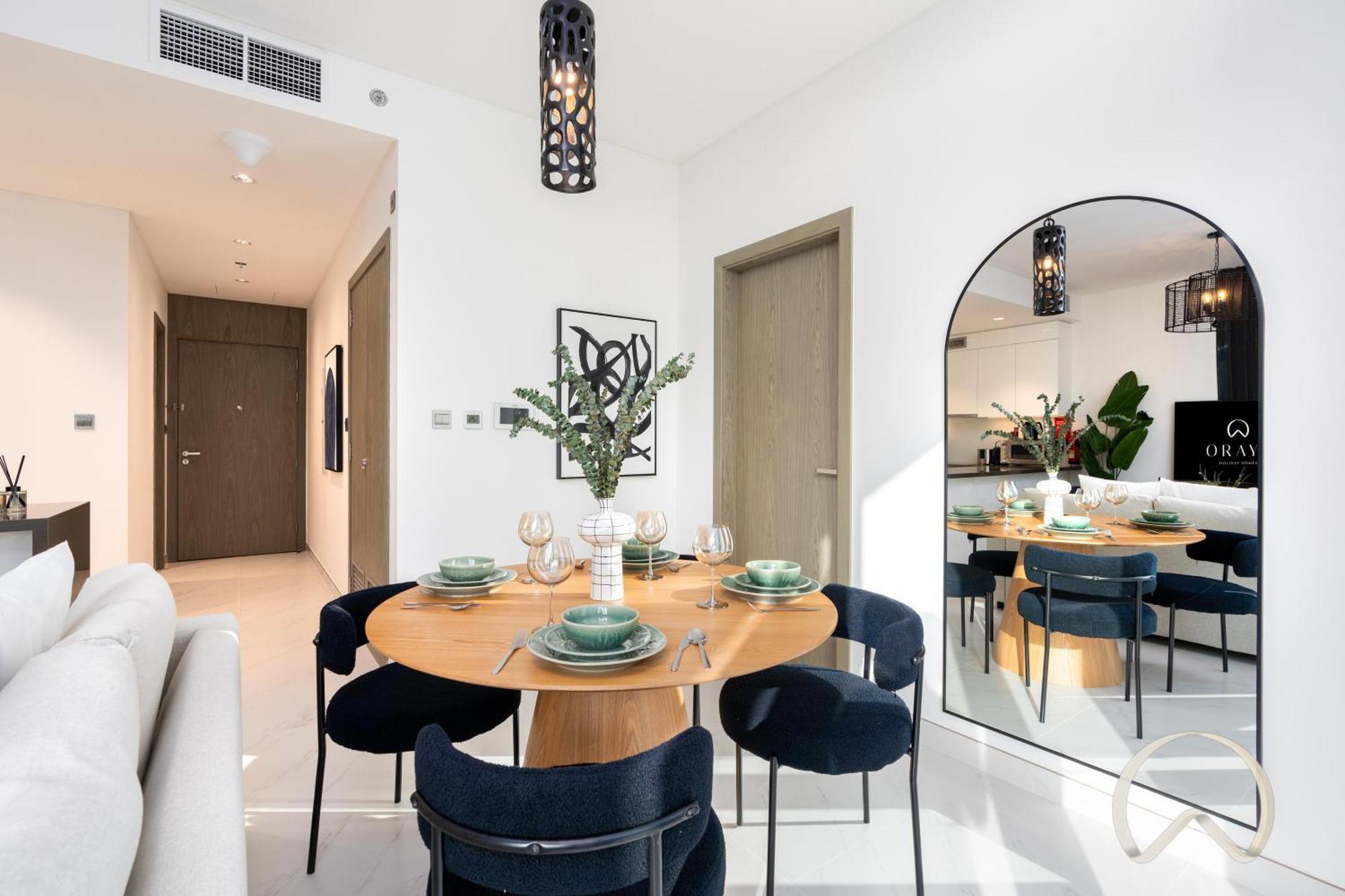 Apartment Oraya - Sleek 1br In District One , Direct Lagoon Access