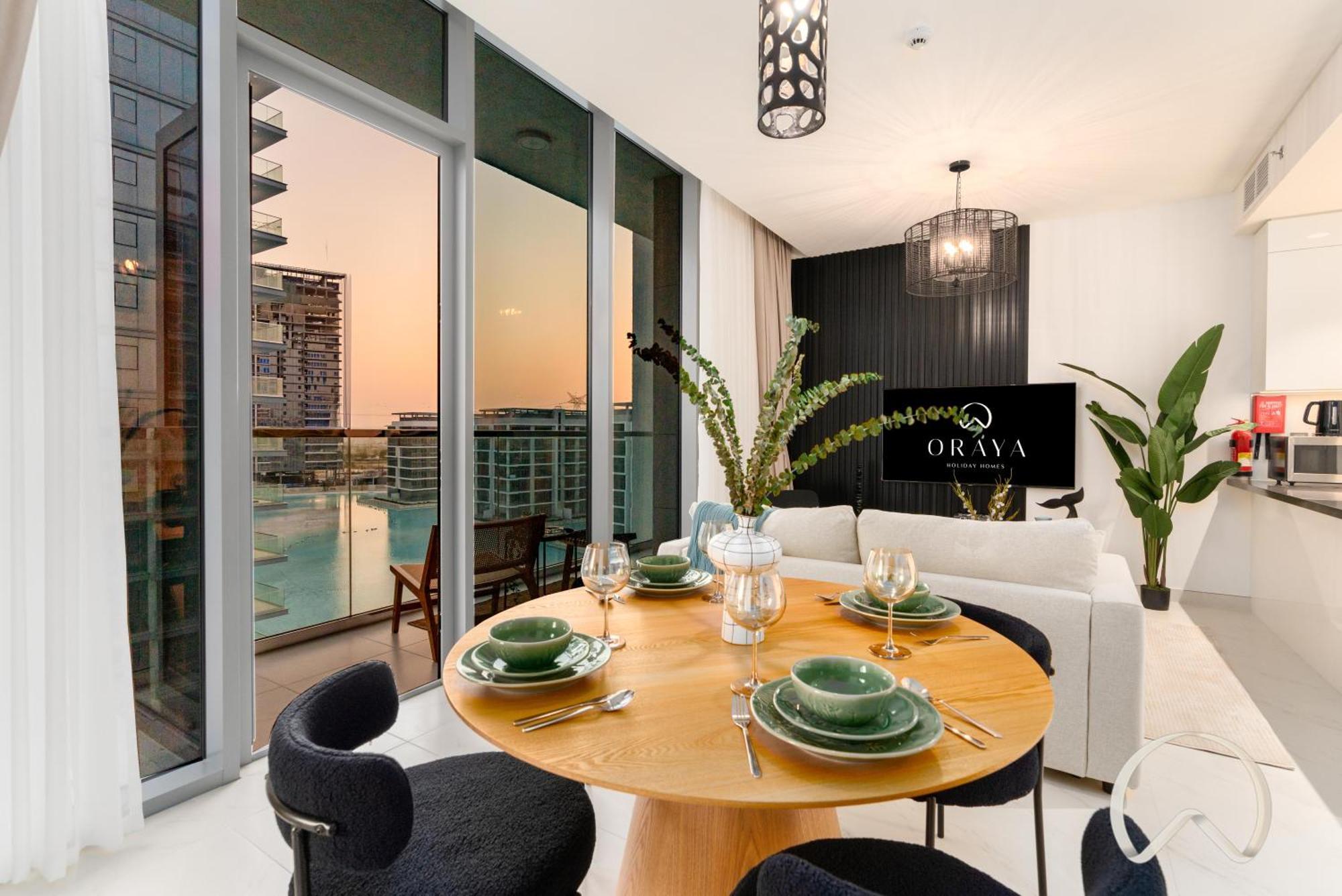 Oraya - Sleek 1br In District One , Direct Lagoon Access * Dubai