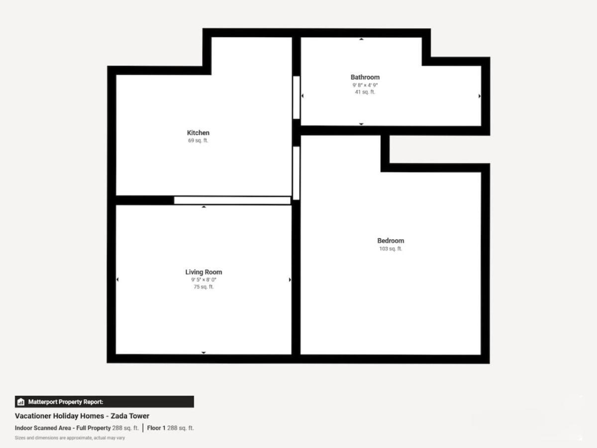 Apartment Zada Tower - Quaint One Bedroom *