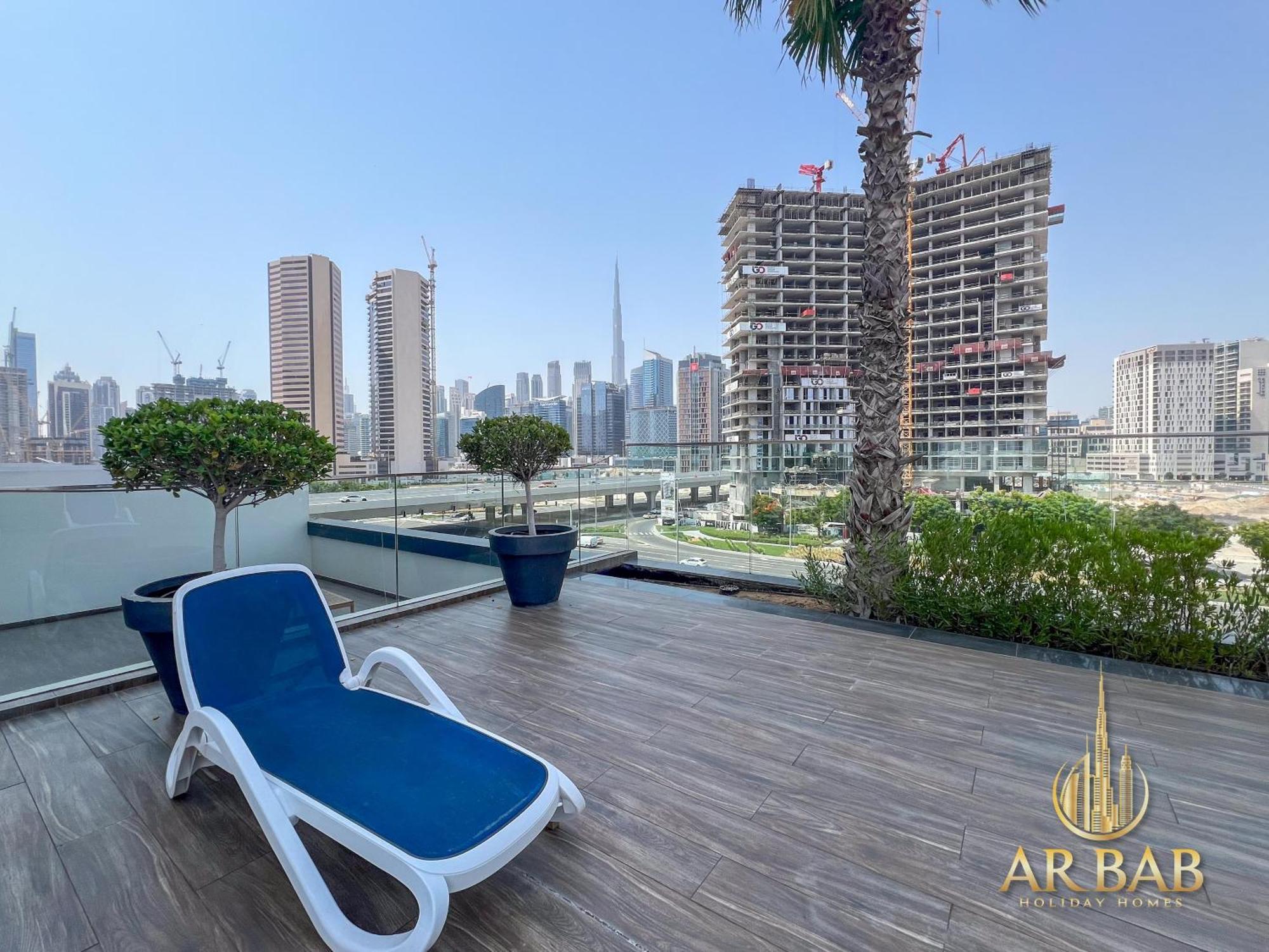 Arbab Homes Premium Studio - High Floor-Near Dubai Canal *