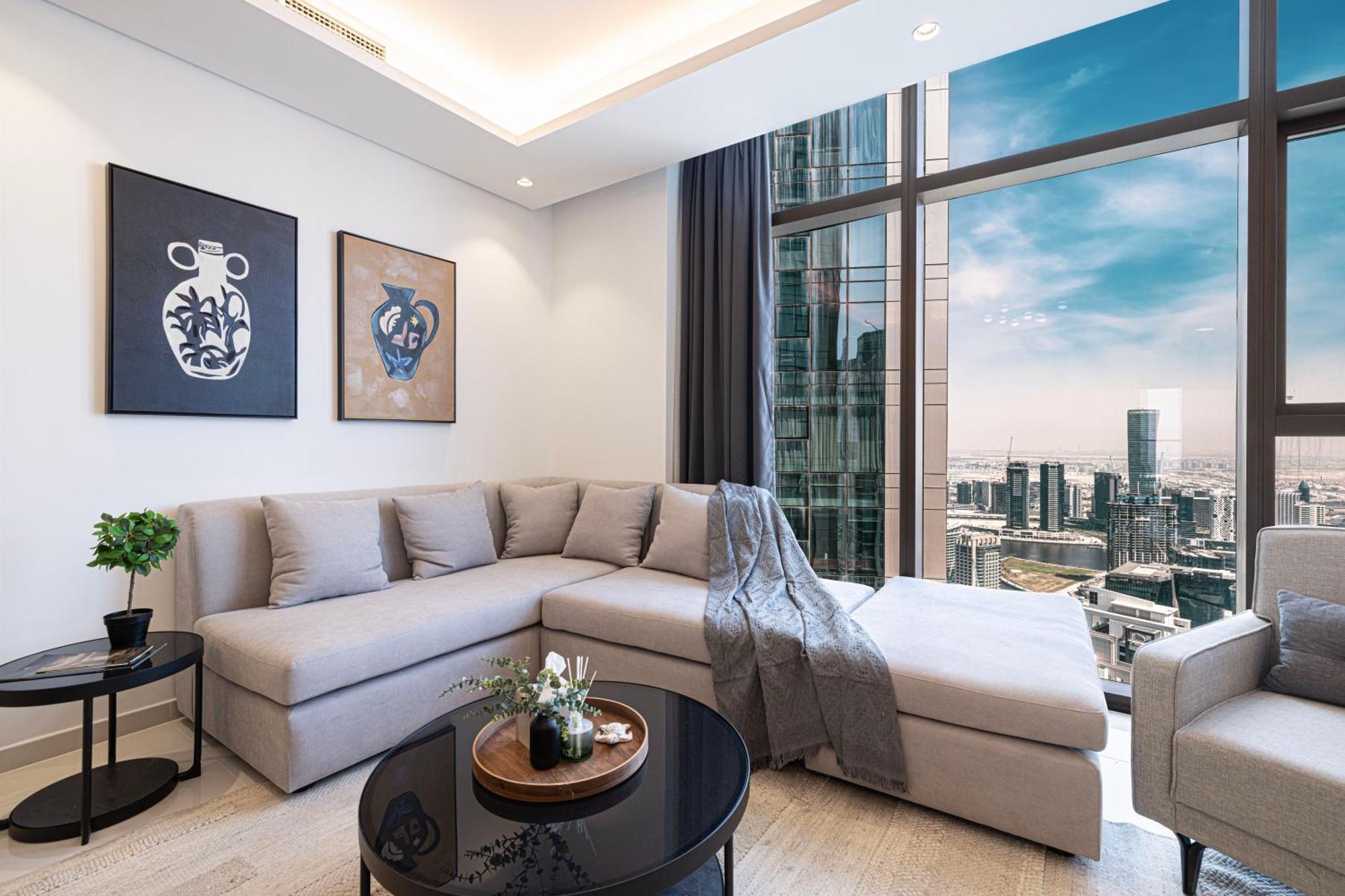 Daire Smartstay At Paramount Tower - Sea And Downtown Views - Infinity Pool - Modern Luxury Residences Dubai