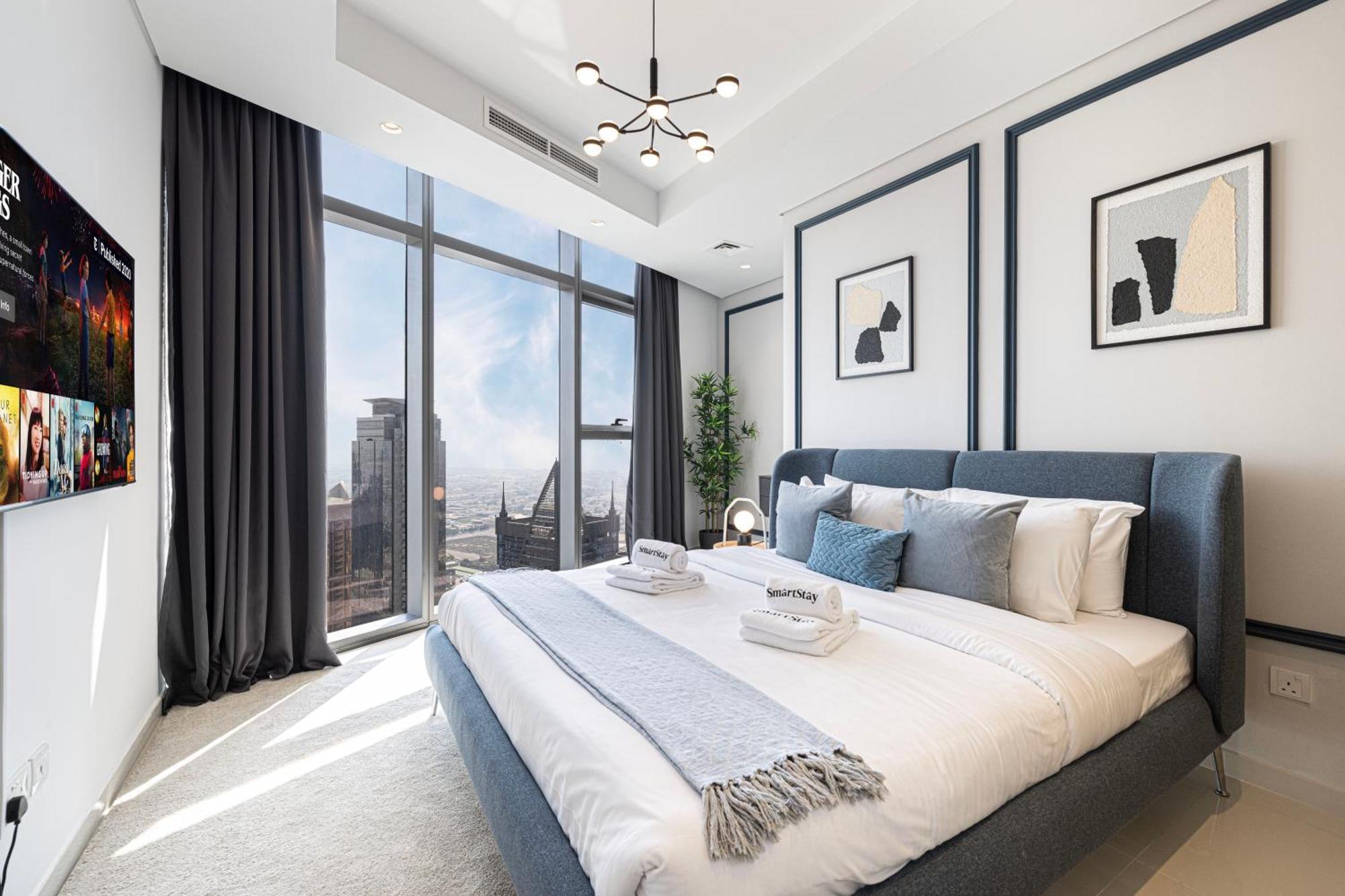 Smartstay At Paramount Tower - Sea And Downtown Views - Infinity Pool - Modern Luxury Residences Daire *