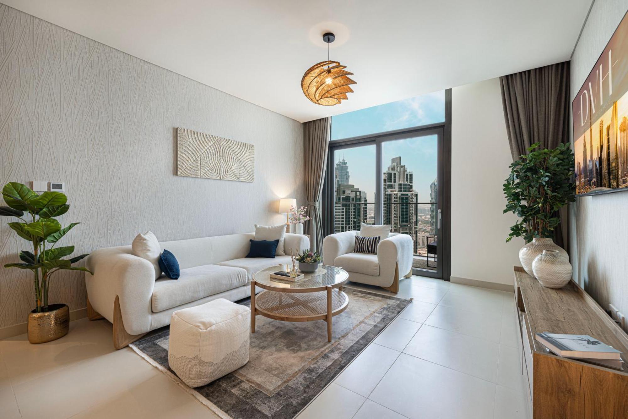 Burj Crown - Sky High, Downtown Ocean View, Opposite Mall Apartment *