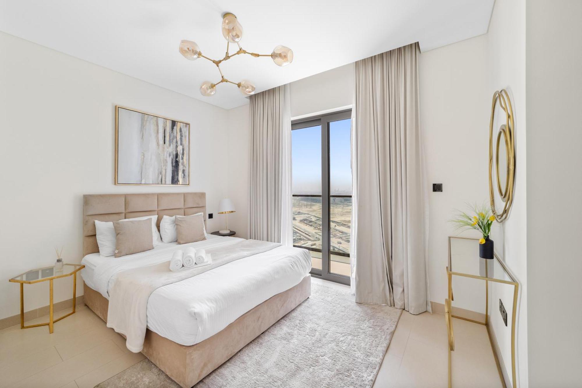 Cozy 2 Bedroom In Meydan - Sobha Creek Vista Apartment *