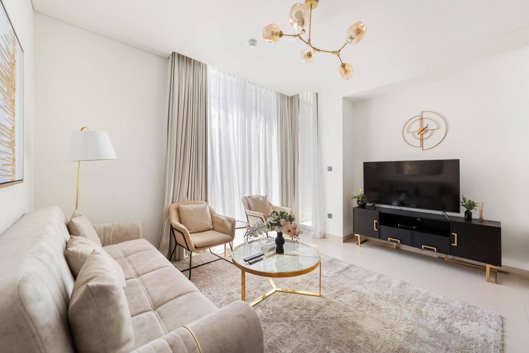 Apartment Cozy 2 Bedroom In Meydan - Sobha Creek Vista *