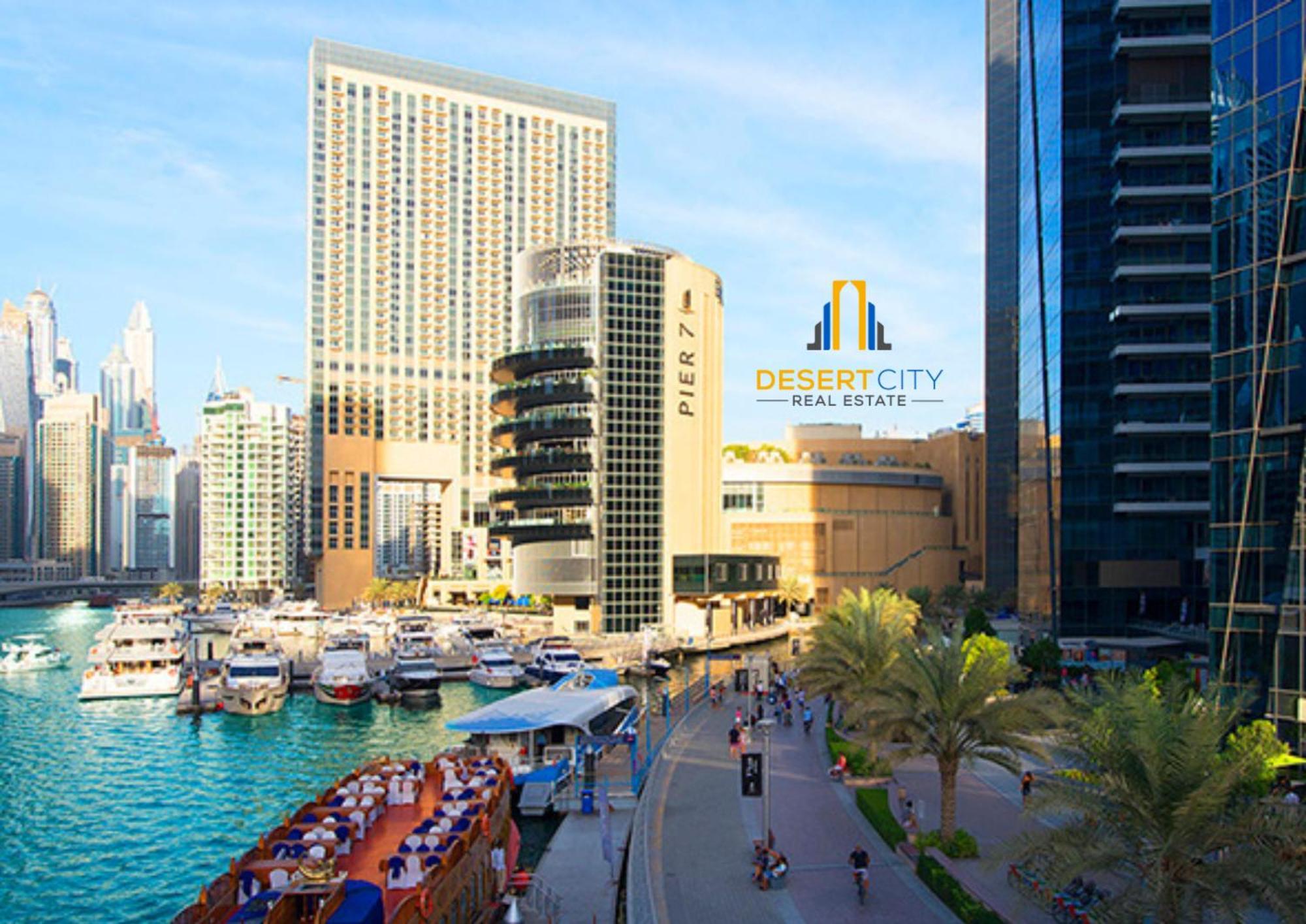 Apartment One Bed In Marina With Marina Views, Hosted By Desert Dubai