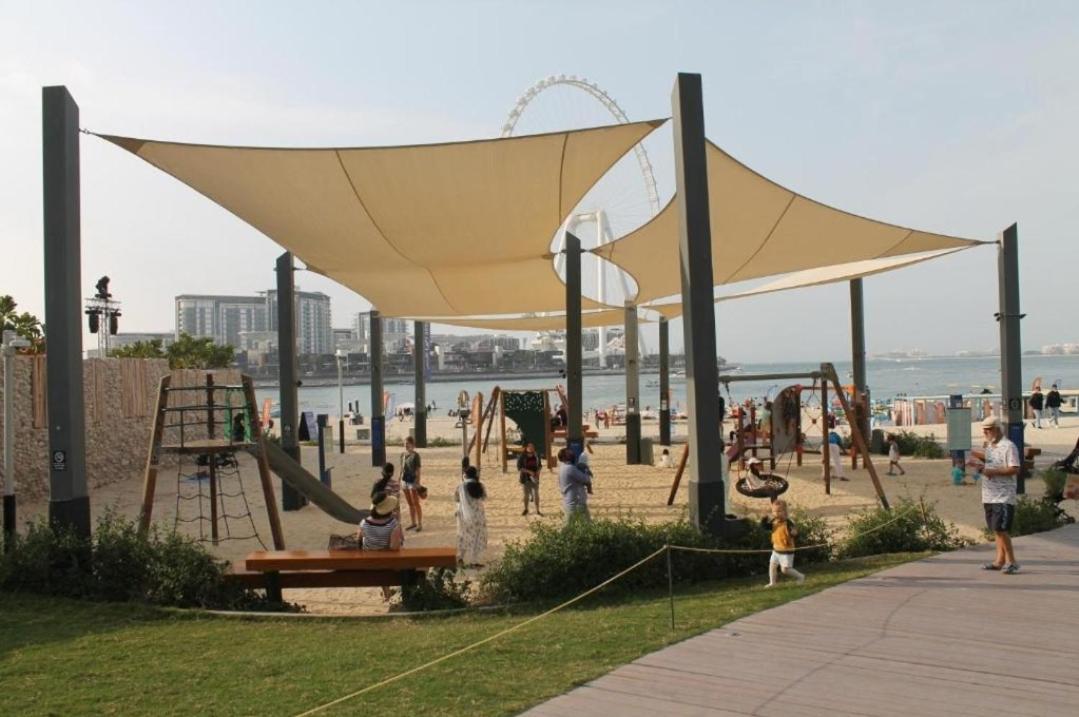 Daire Stunning Apartment, Partial Sea View, Canal Marina View, 5 Min Walk To Jbr And Metro