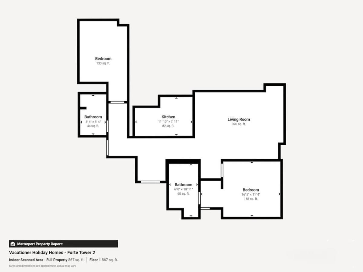 Tower 2 - Warm Two Bedroom *