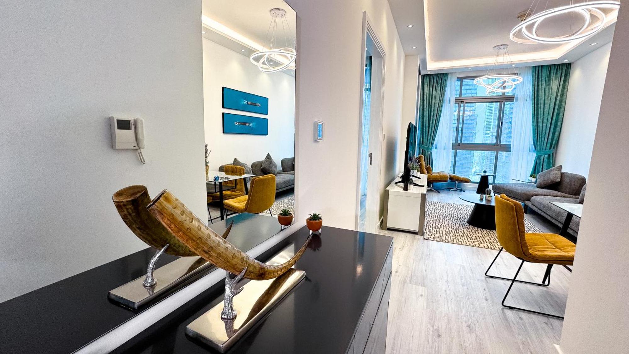 Apartment Marina - Elegant Design 1bhk - Iris Blue Dubai