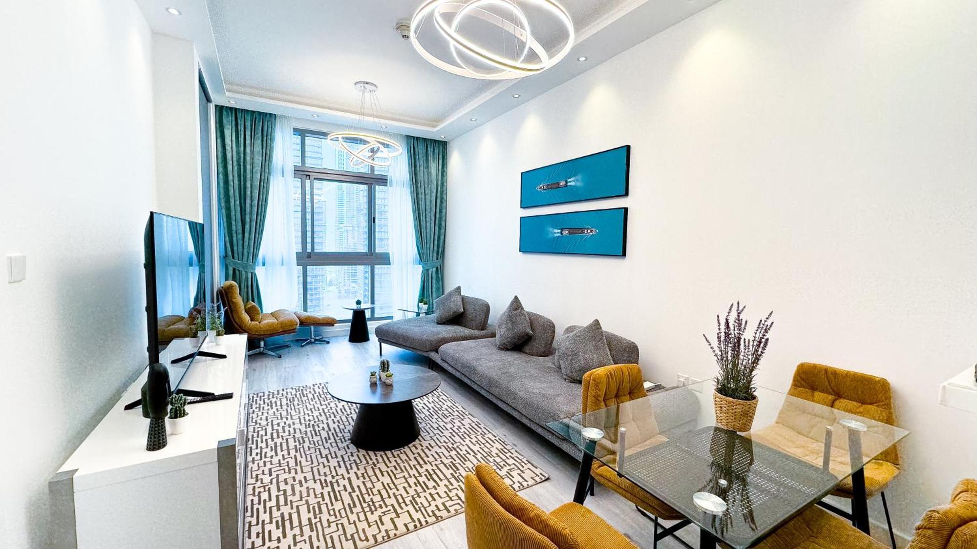 Apartment Marina - Elegant Design 1bhk - Iris Blue Dubai