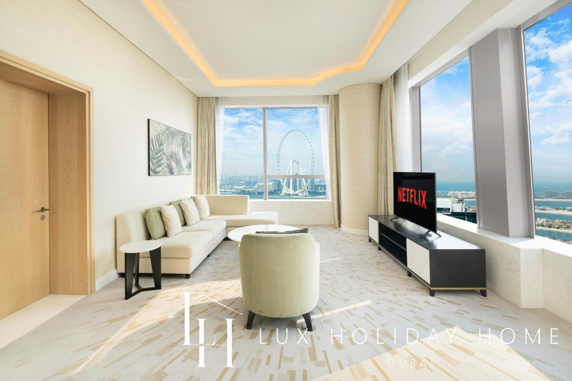 Lux Iconic Views At The Palm Tower 3 Apartment *