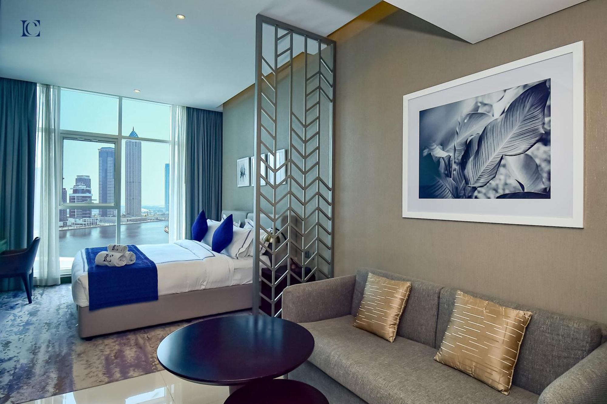 Apartment Luxury Escapes - Damac Maison Prive - Canal View Apts - Near Mall Dubai