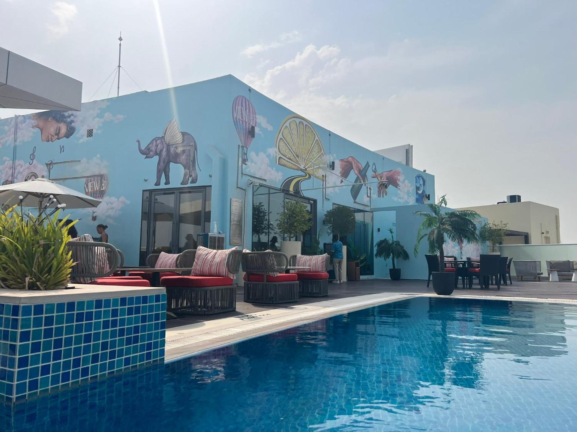 Daire Sevenpalm 2br Seaview Rooftoppool Privbeach *
