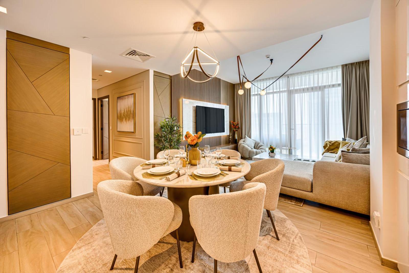 Apartment Stylish 2br In Creek Harbour *
