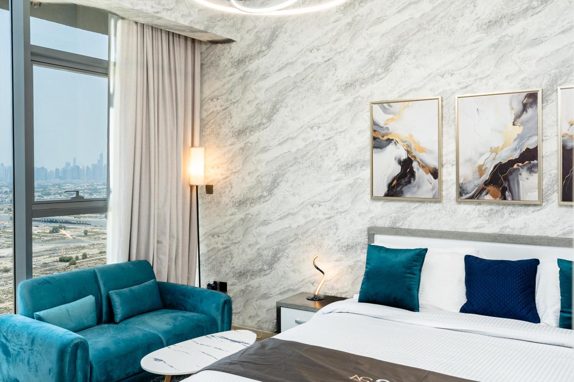 Escape24 Modern Bloom Tower Jumeirah Village Circle Jvc Apartment Dubai