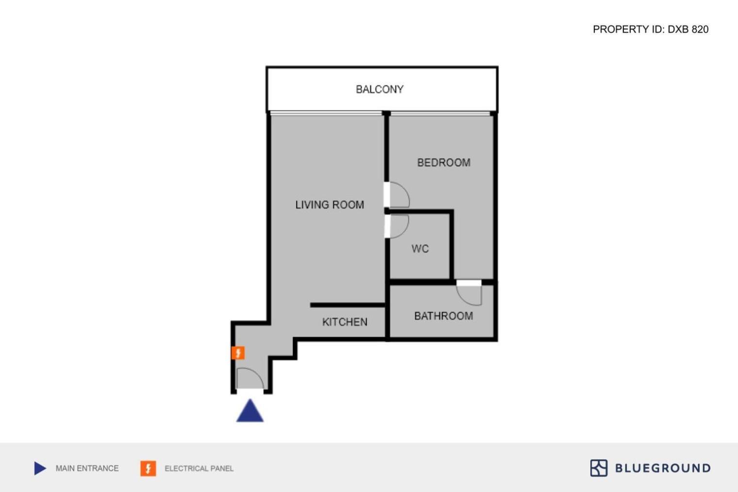 Blueground Marina Gate Gym Elevator Pool Dxb-820
