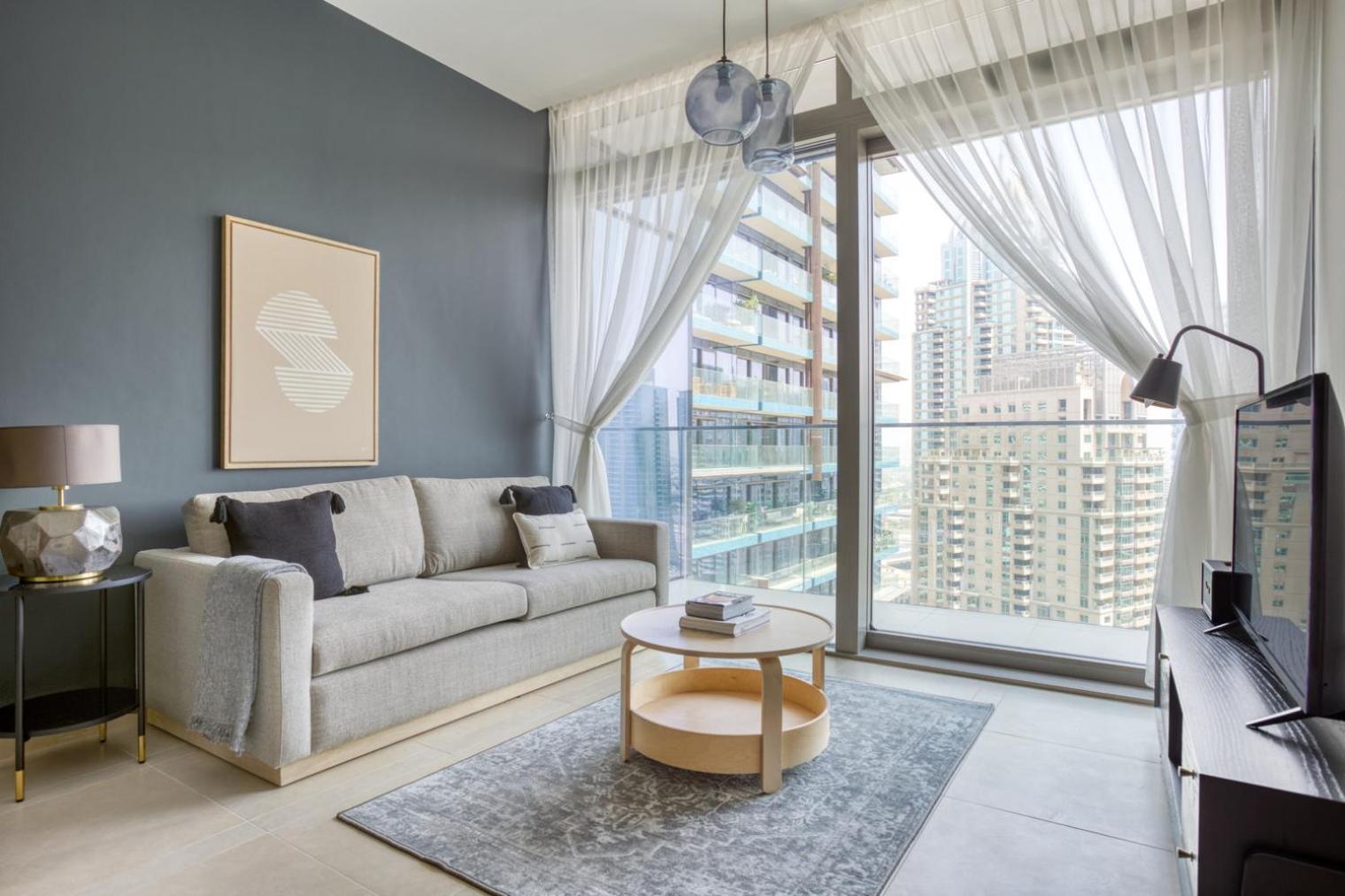 Blueground Marina Gate Gym Elevator Pool Dxb-820 Apartment Dubai