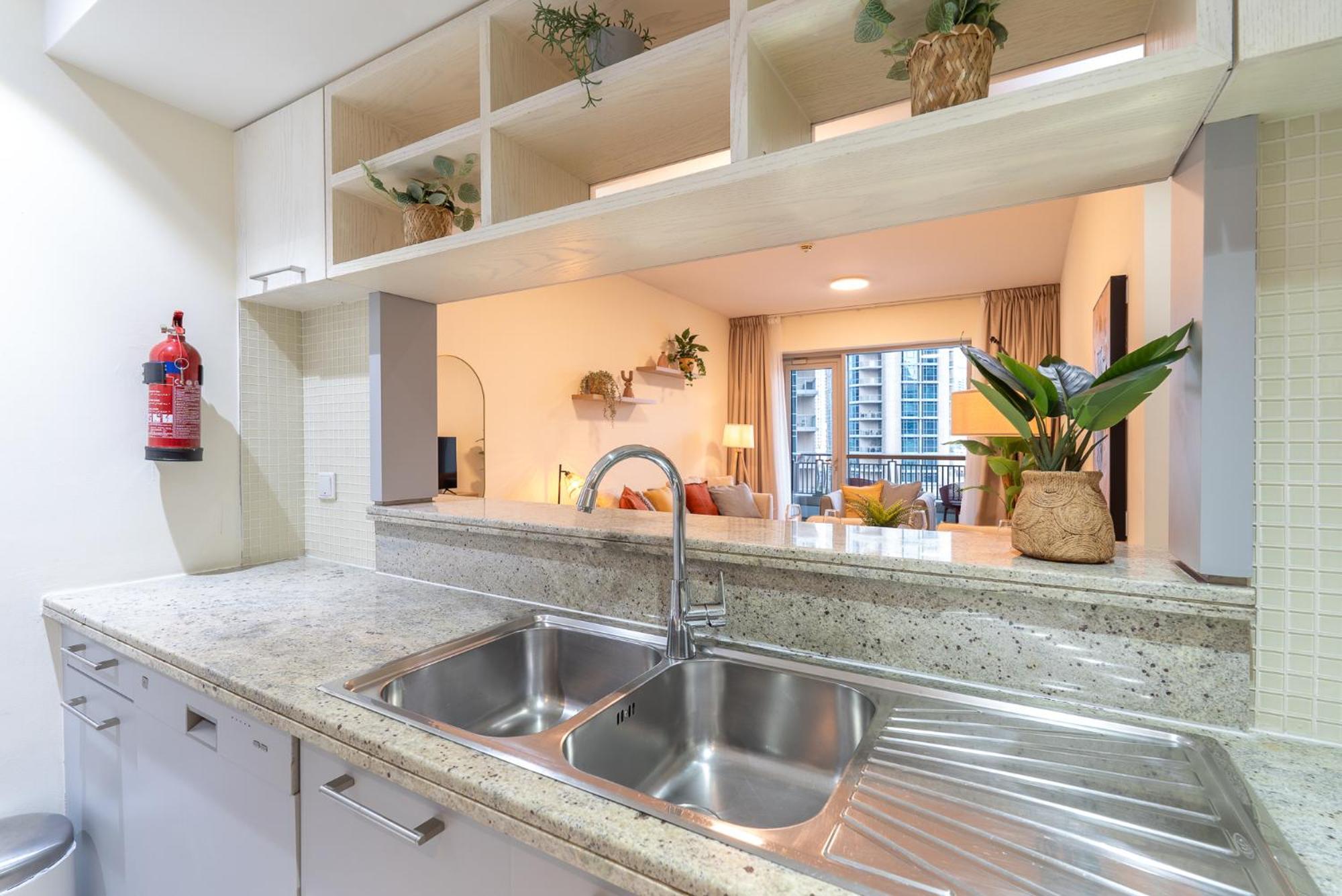 Daire Boulevard 2 Br- Burj Khalifa-dubai Mall- Pool-gym