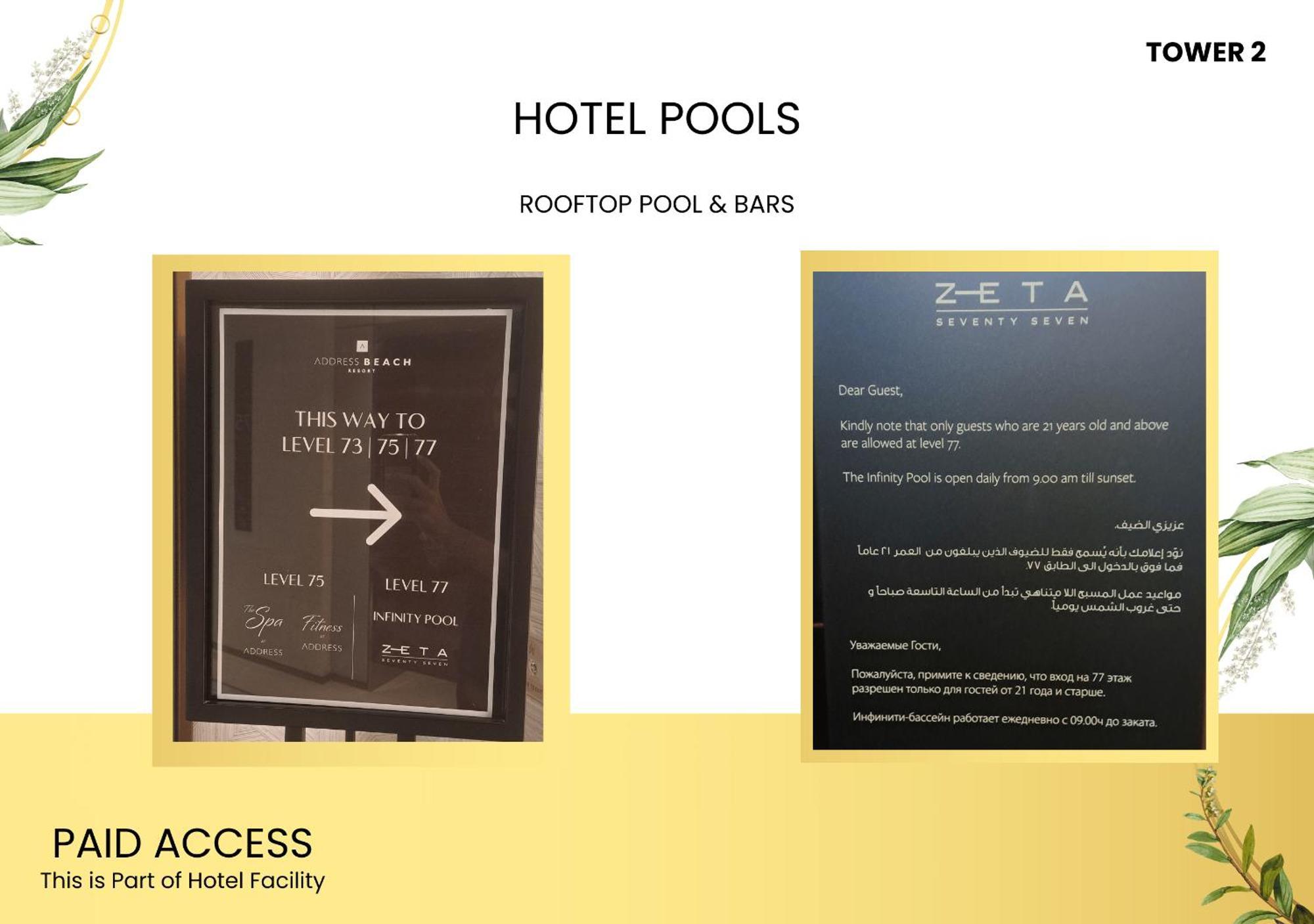 Apartment The Address Hotels, Jbr- 2br Private With *